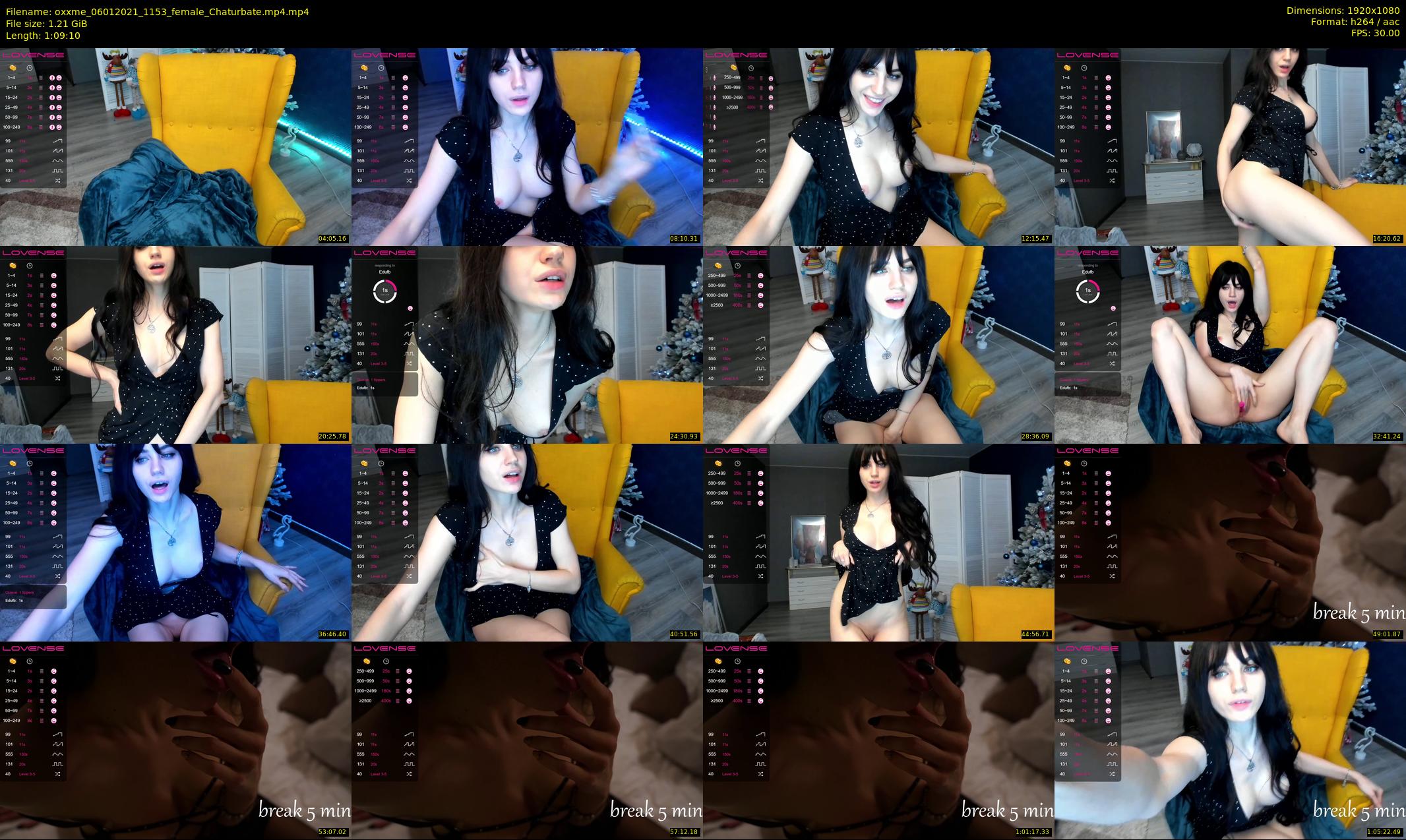 oxxme — 70 minute Chaturbate female cam show recording, 1080p, Jan 6, 2021