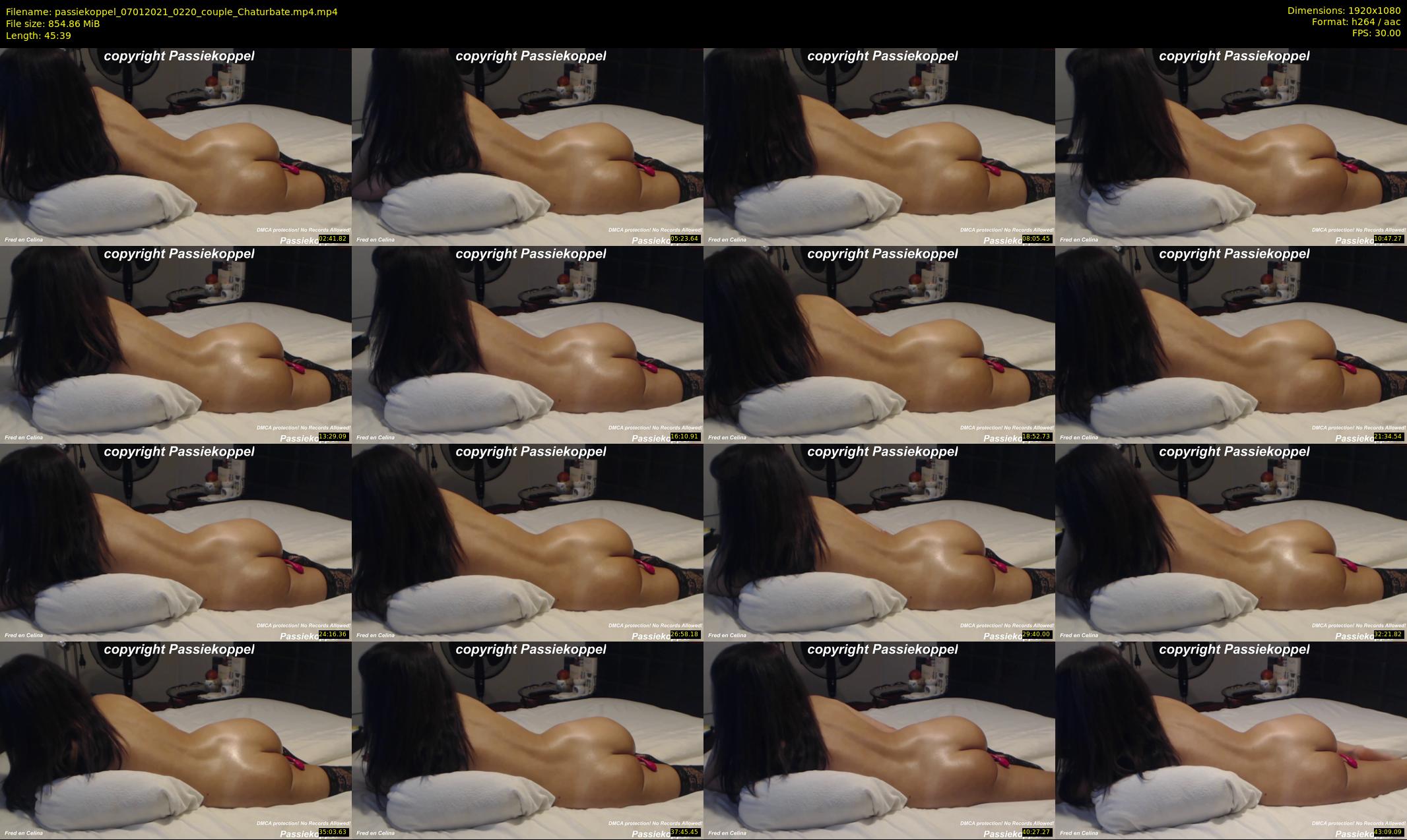 passiekoppel — 46 minute Chaturbate couple cam show recording, 1080p, Jan 7, 2021