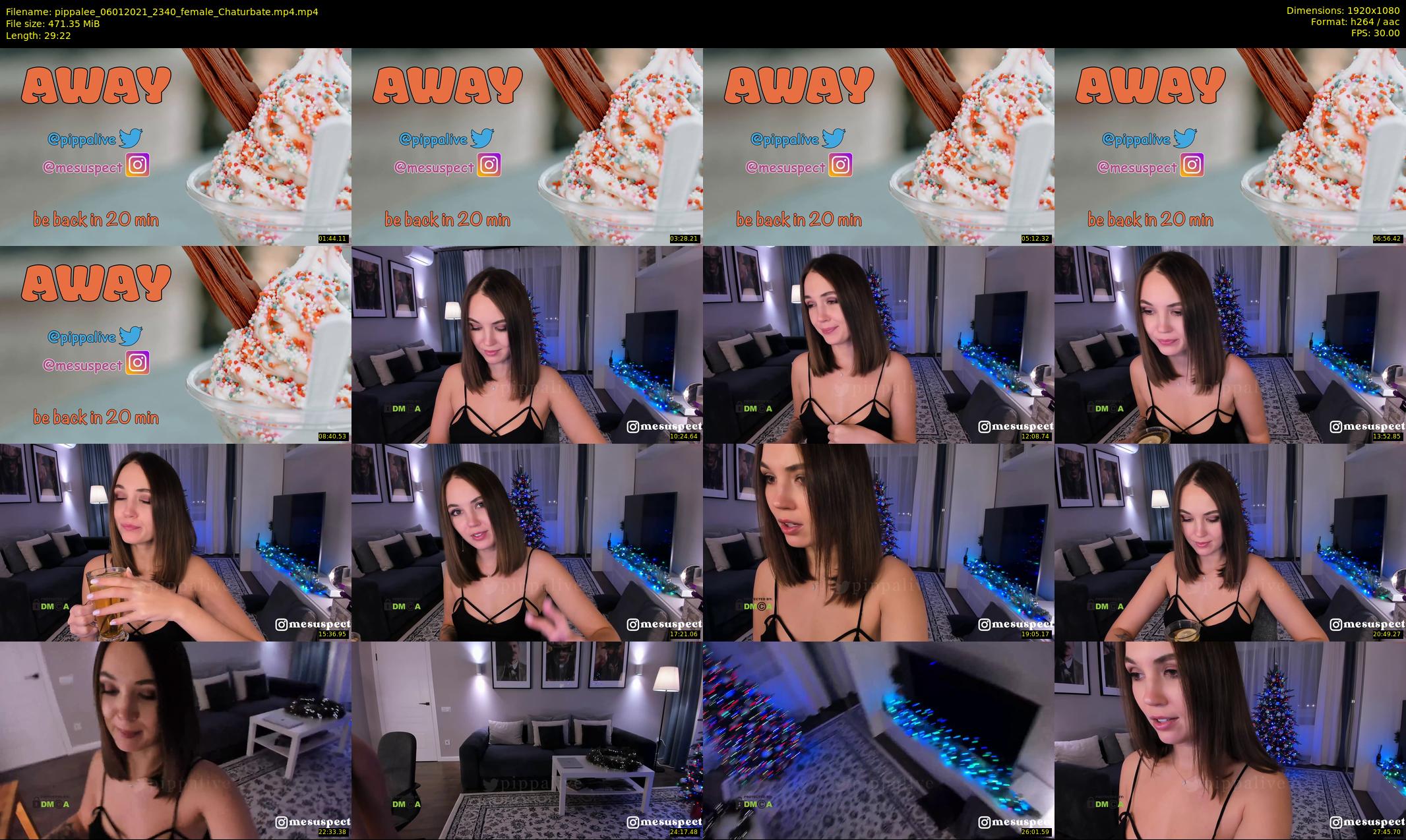 pippalee — 30 minute Chaturbate female cam show recording, 1080p, Jan 6, 2021