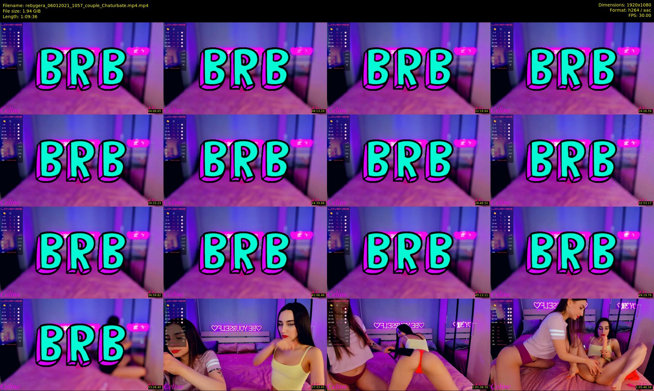 rebygera — 70 minute Chaturbate couple cam show recording, 1080p, Jan 6, 2021
