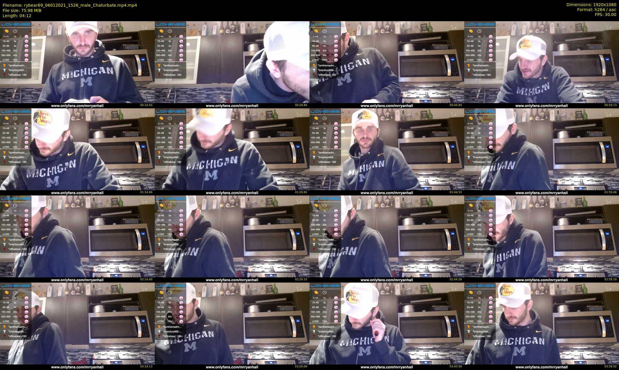 rybear69 — 5 minute Chaturbate male cam show recording, 1080p, Jan 6, 2021