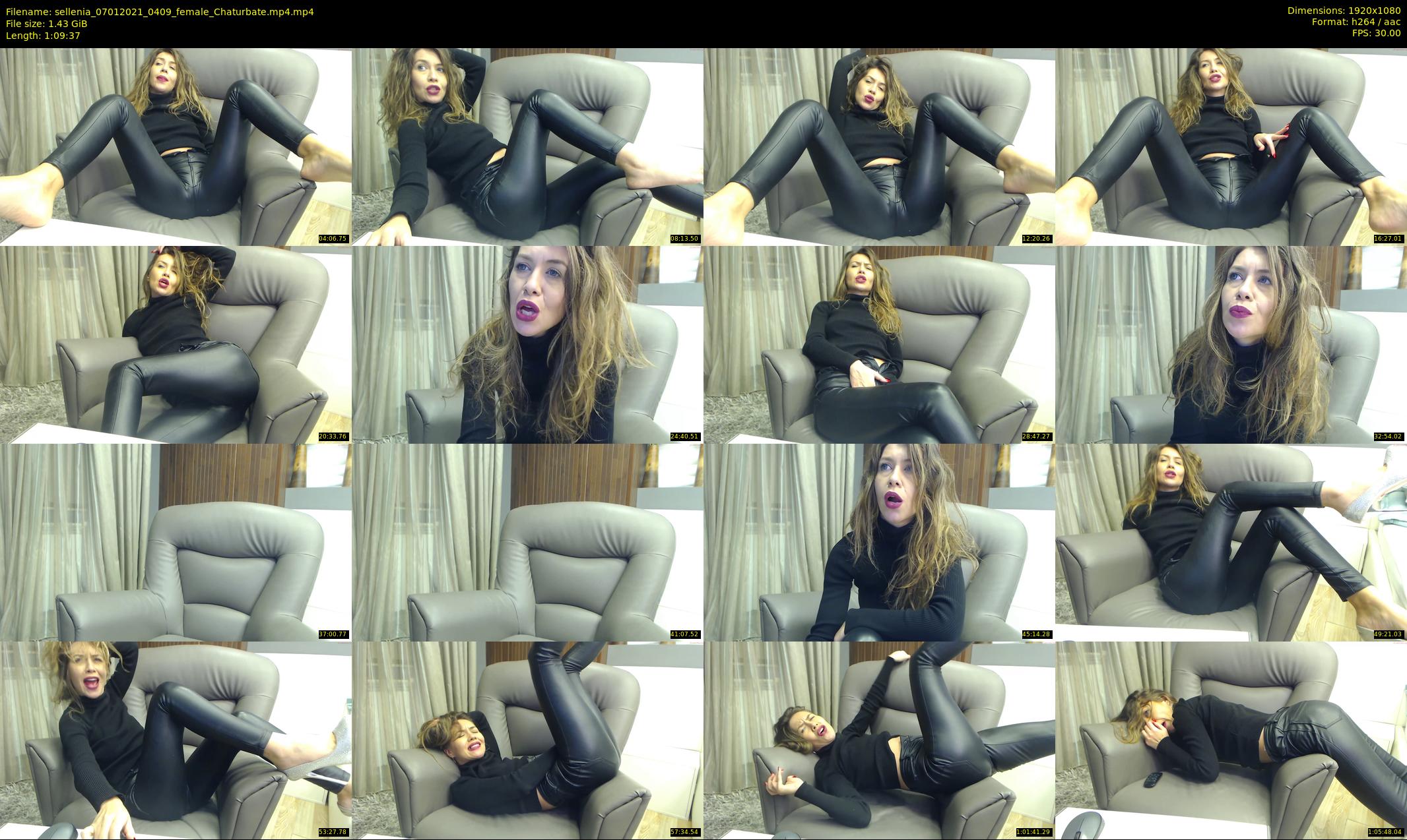 sellenia — 70 minute Chaturbate female cam show recording, 1080p, Jan 7, 2021