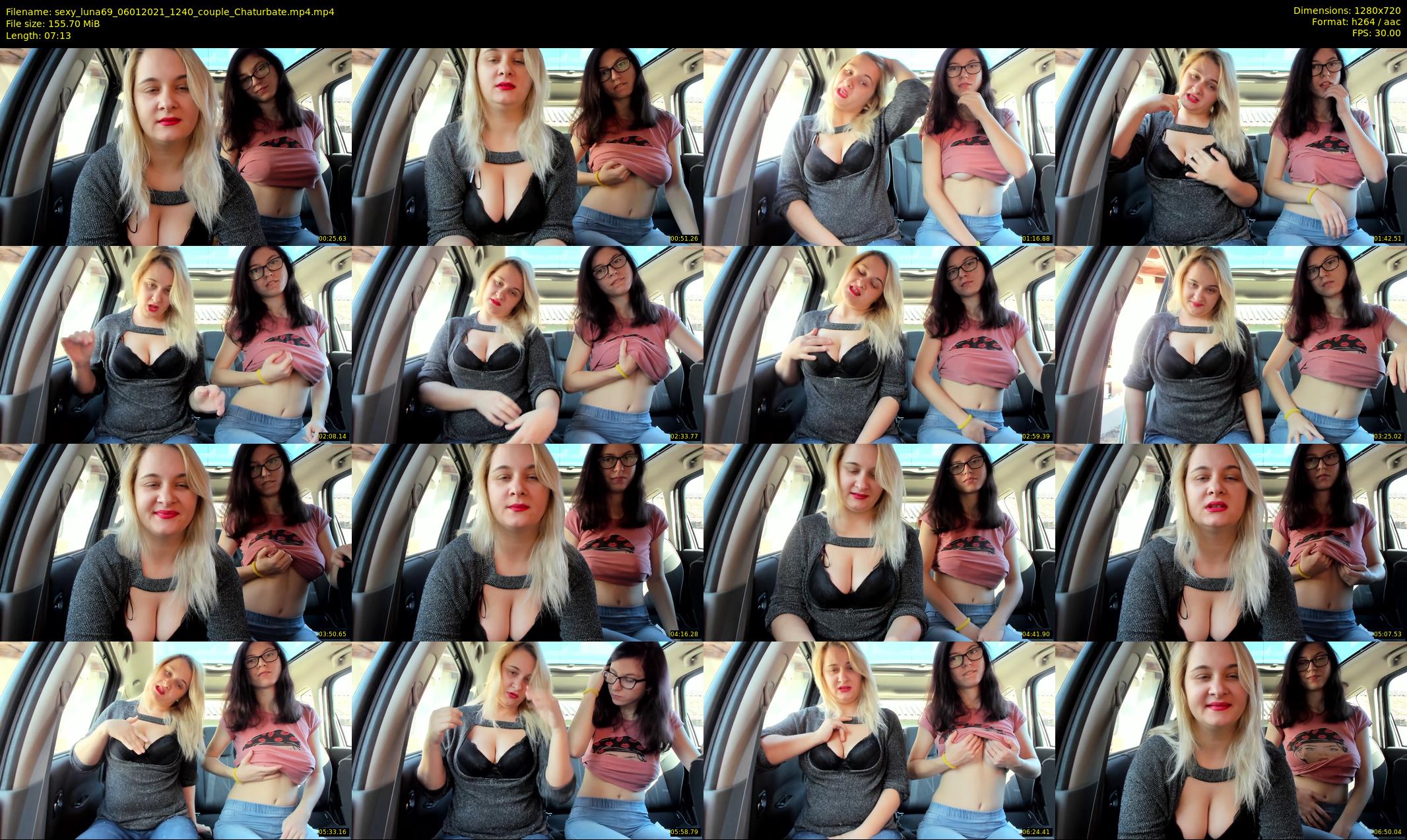 sexy_luna69 — 8 minute Chaturbate couple cam show recording, 720p, Jan 6, 2021