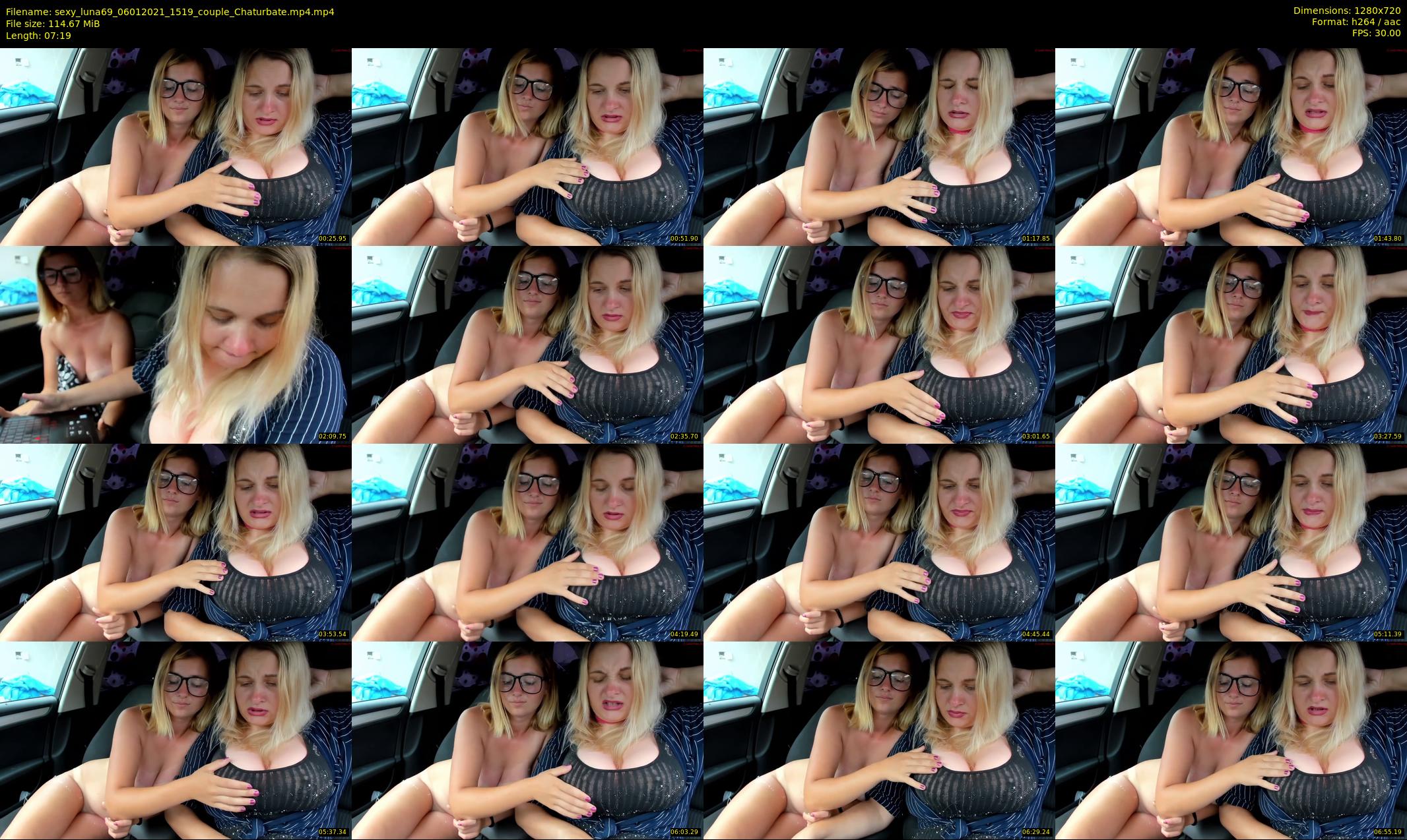 sexy_luna69 — 8 minute Chaturbate couple cam show recording, 720p, Jan 6, 2021