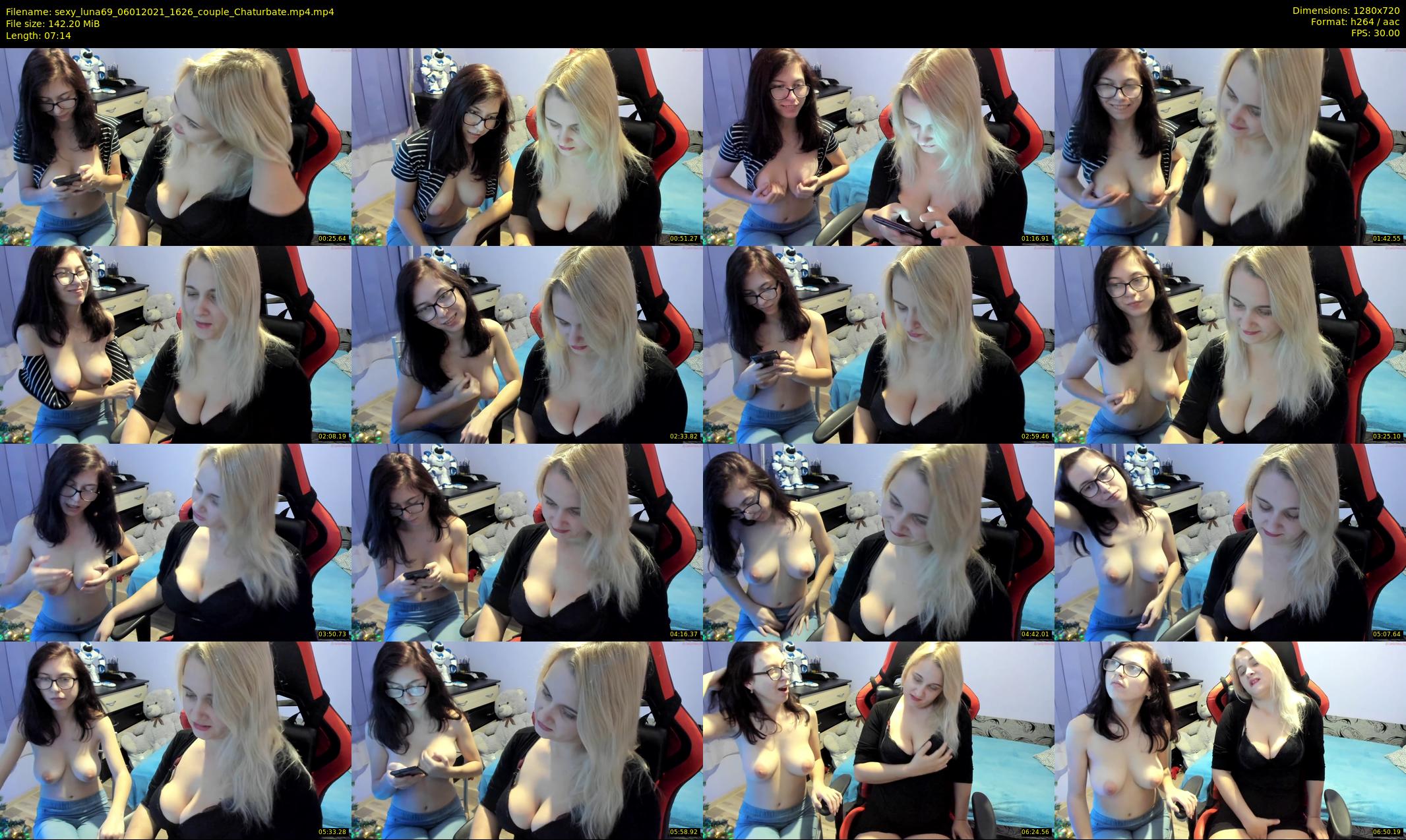 sexy_luna69 — 8 minute Chaturbate couple cam show recording, 720p, Jan 6, 2021