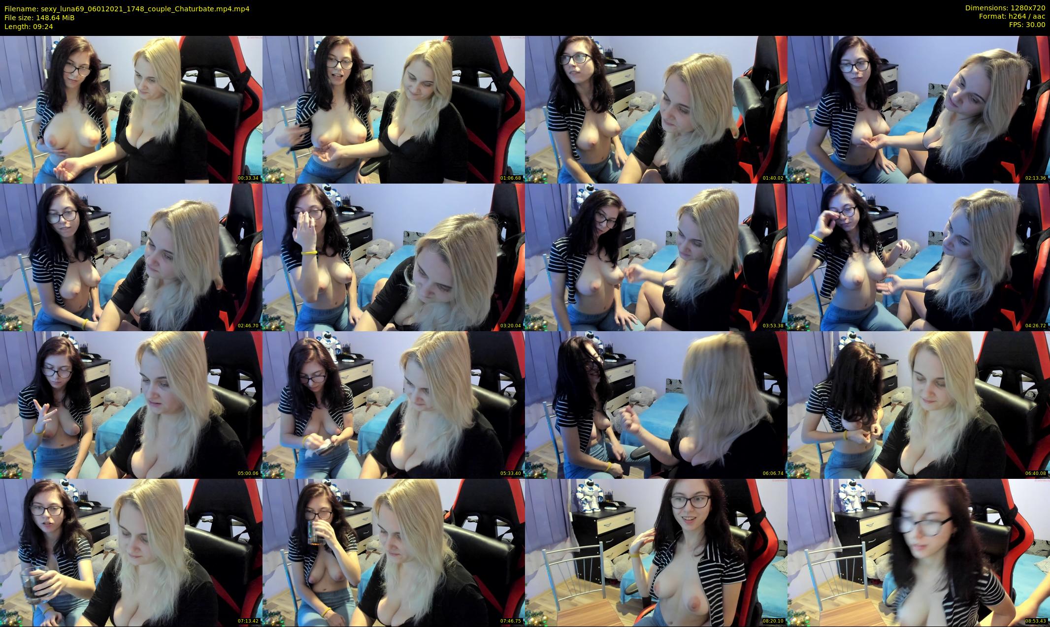 sexy_luna69 — 10 minute Chaturbate couple cam show recording, 720p, Jan 6, 2021