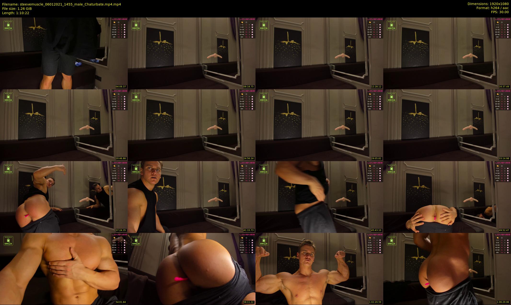 steevemuscle — 71 minute Chaturbate male cam show recording, 1080p, Jan 6, 2021