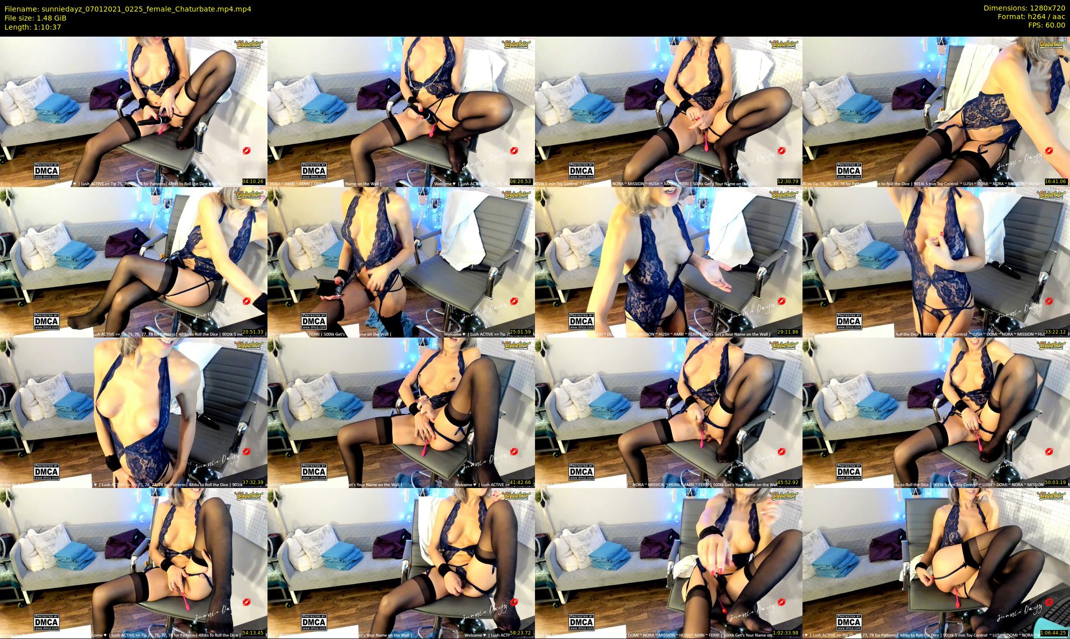 sunniedayz — 71 minute Chaturbate female cam show recording, 720p, Jan 7, 2021