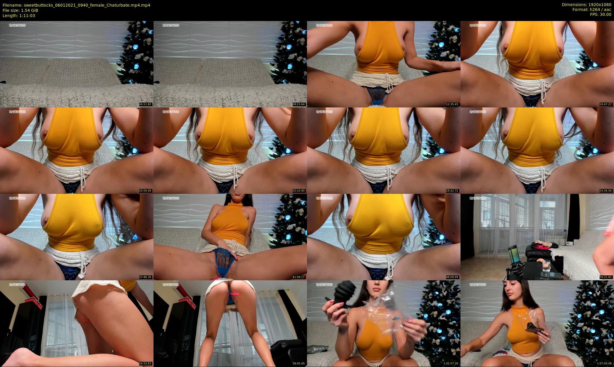 sweetbuttocks — 72 minute Chaturbate female cam show recording, 1080p, Jan 6, 2021