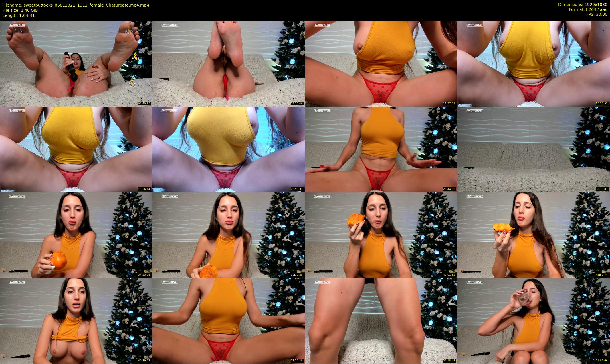 sweetbuttocks — 65 minute Chaturbate female cam show recording, 1080p, Jan 6, 2021