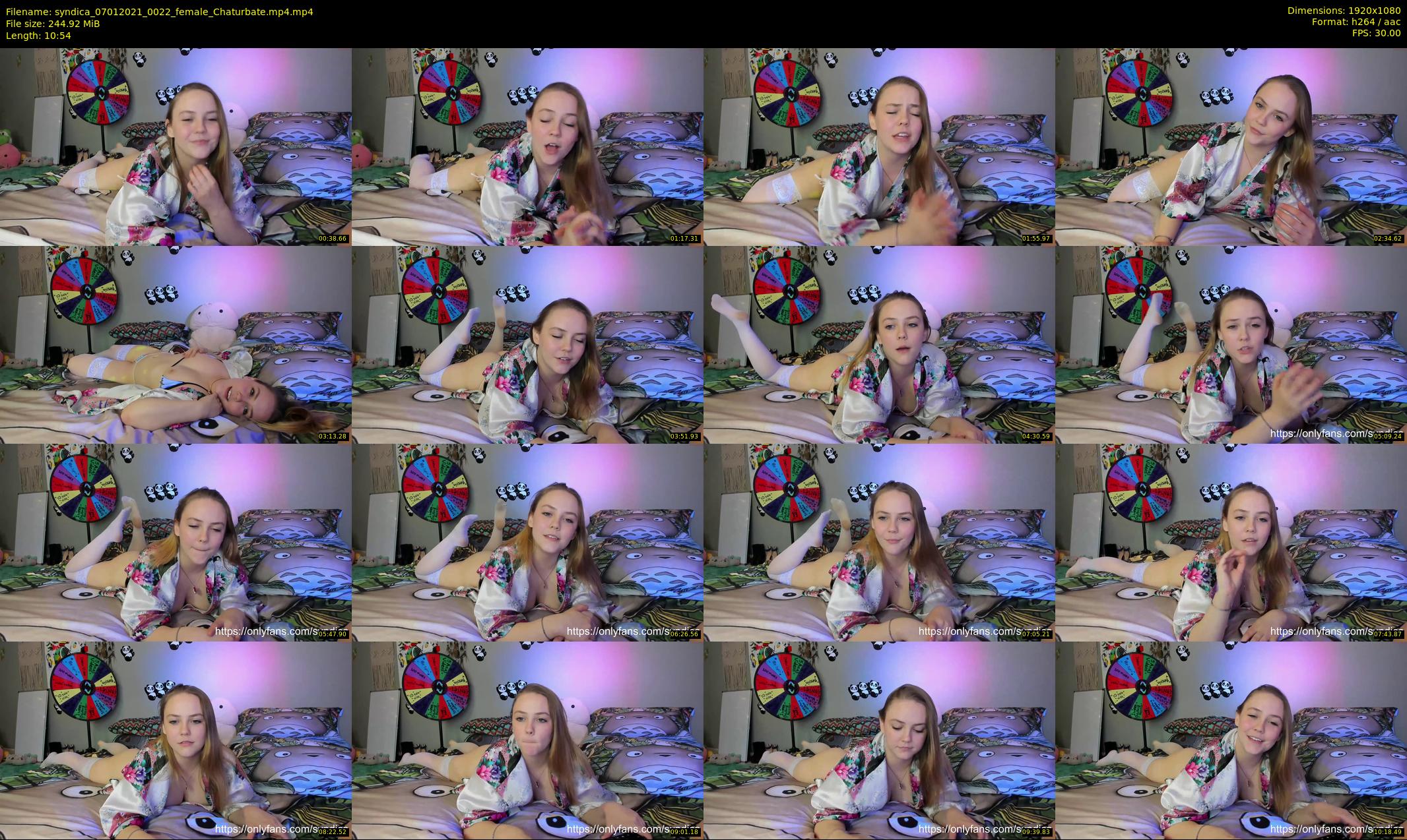 syndica — 11 minute Chaturbate female cam show recording, 1080p, Jan 7, 2021