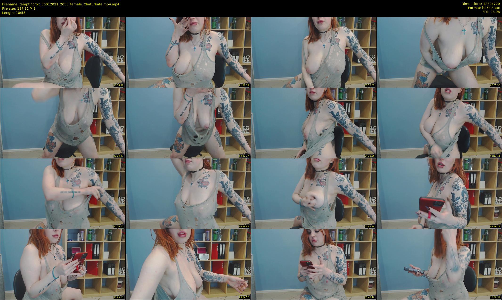 temptingfox — 11 minute Chaturbate female cam show recording, 720p, Jan 6, 2021