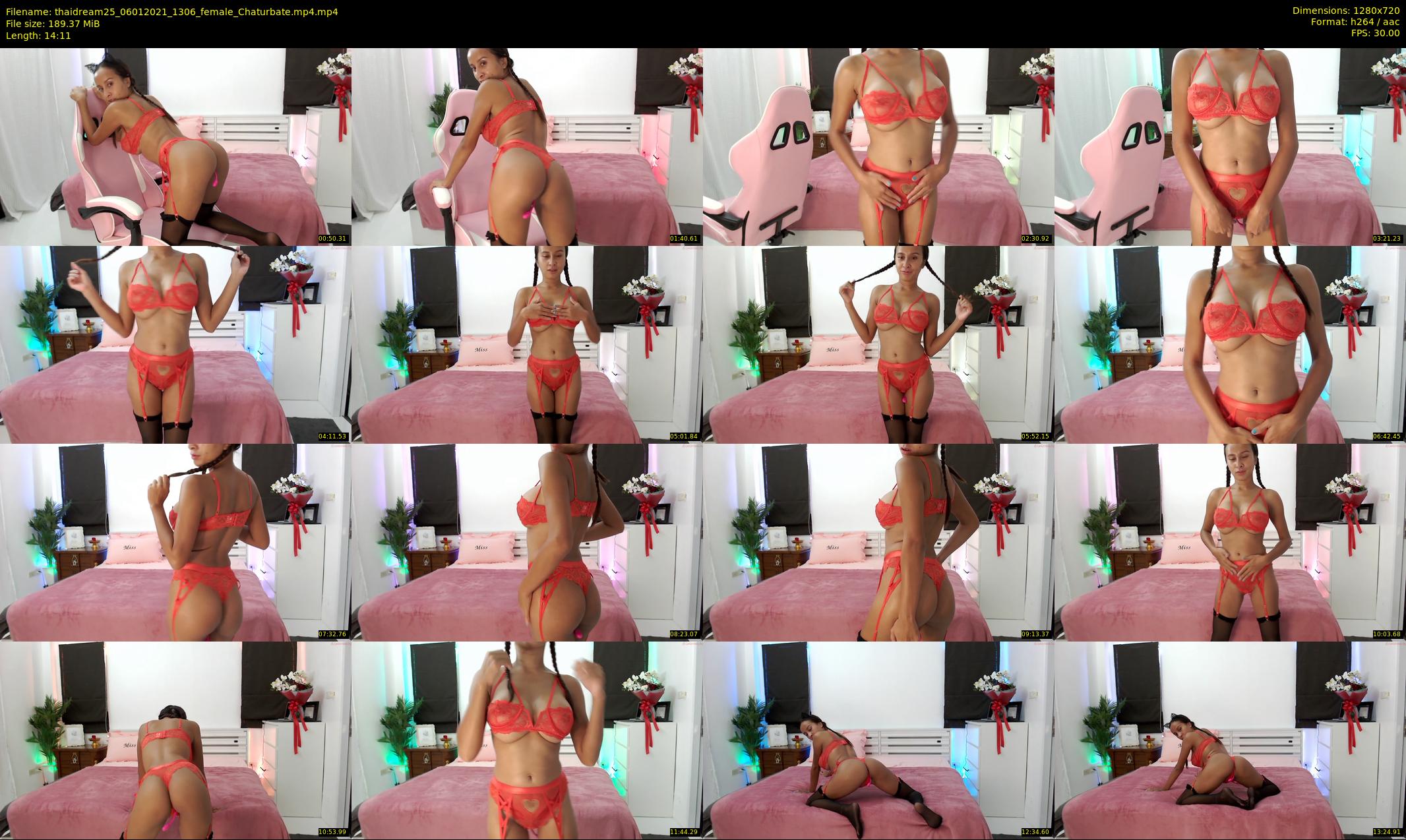 thaidream25 — 15 minute Chaturbate female cam show recording, 720p, Jan 6, 2021