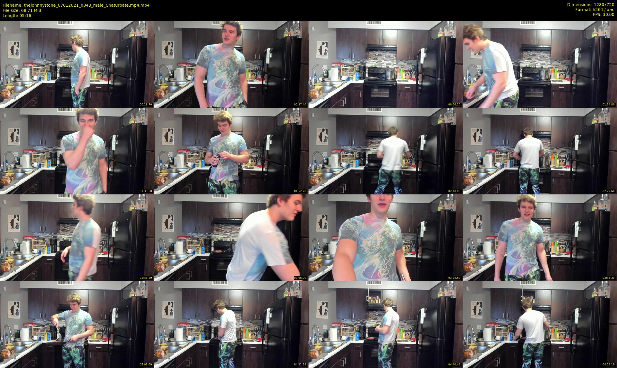 thejohnnystone — 6 minute Chaturbate male cam show recording, 720p, Jan 7, 2021