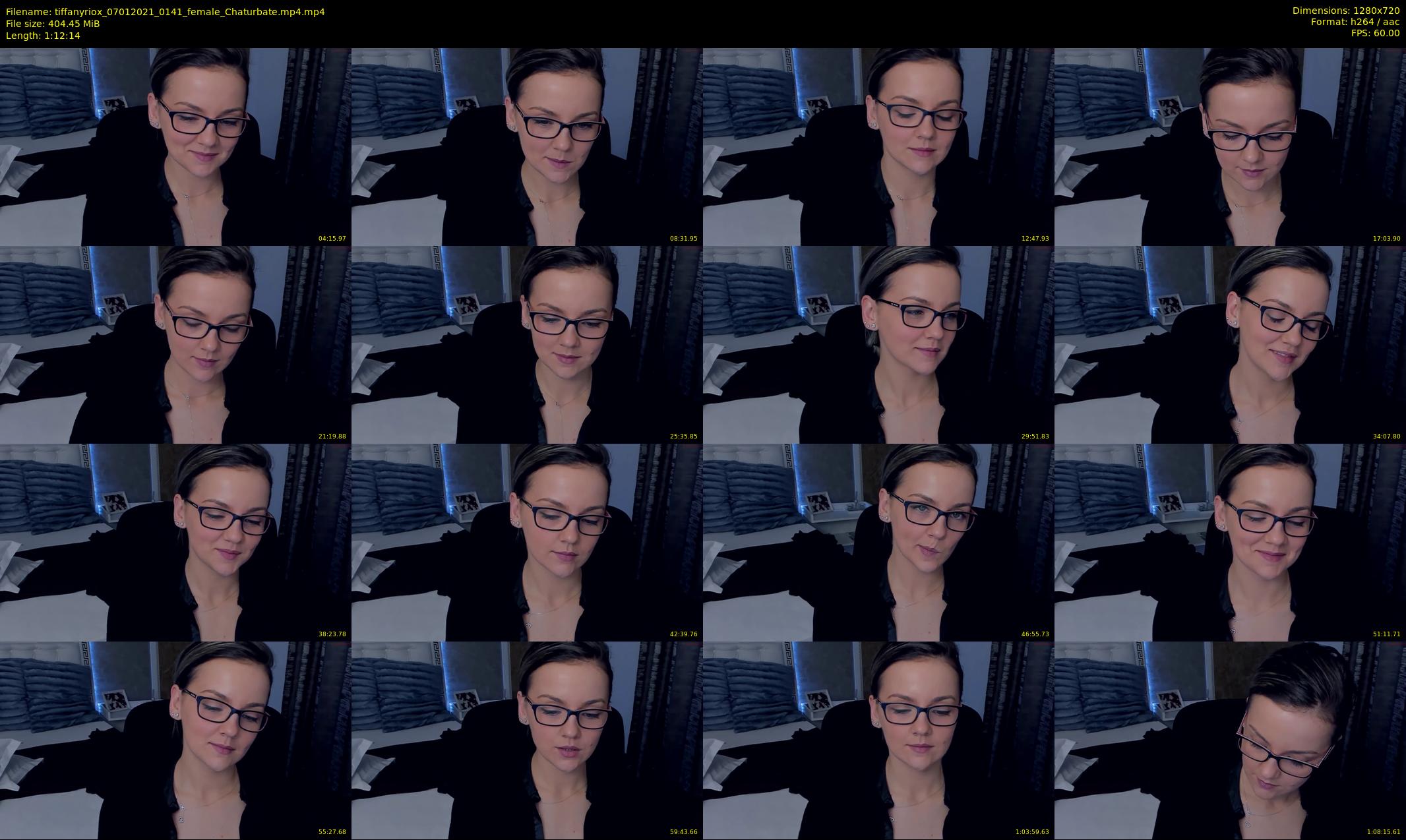 tiffanyriox — 73 minute Chaturbate female cam show recording, 720p, Jan 7, 2021
