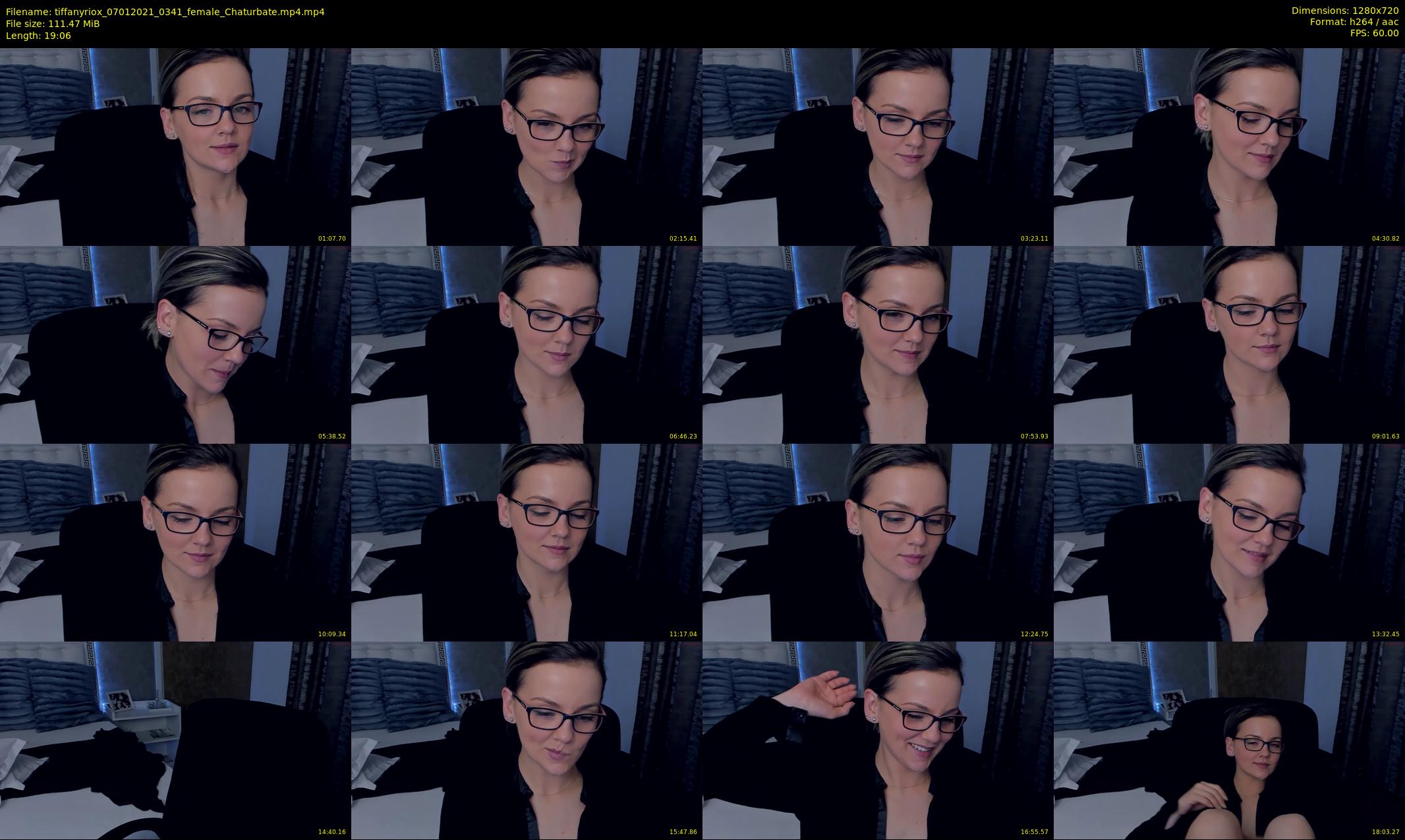 tiffanyriox — 20 minute Chaturbate female cam show recording, 720p, Jan 7, 2021
