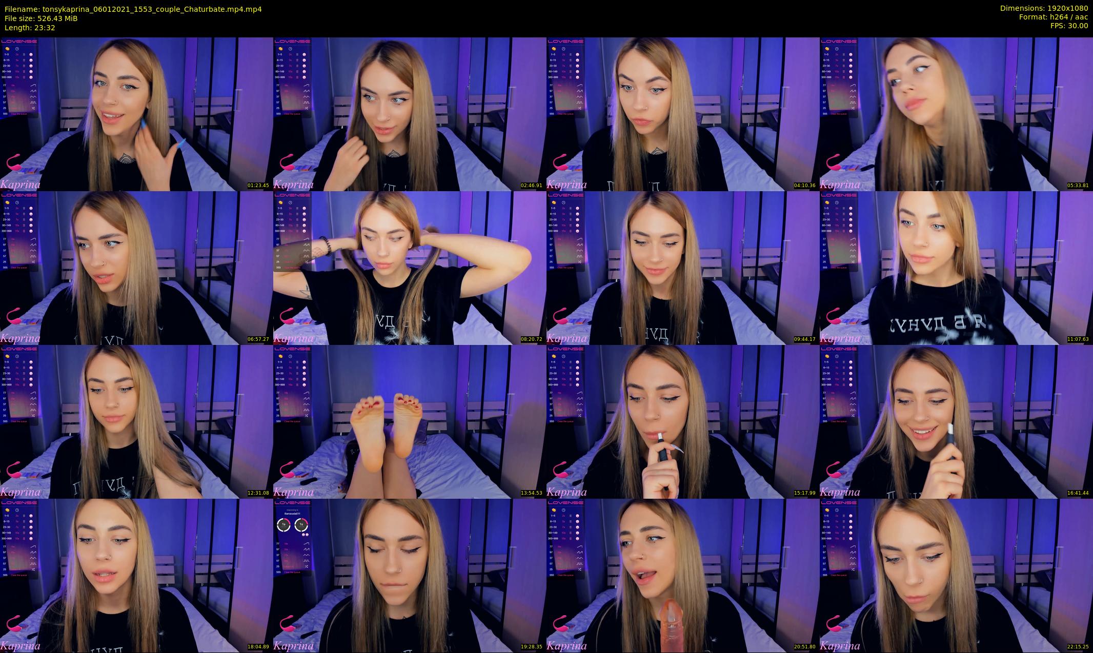 tonsykaprina — 24 minute Chaturbate couple cam show recording, 1080p, Jan 6, 2021