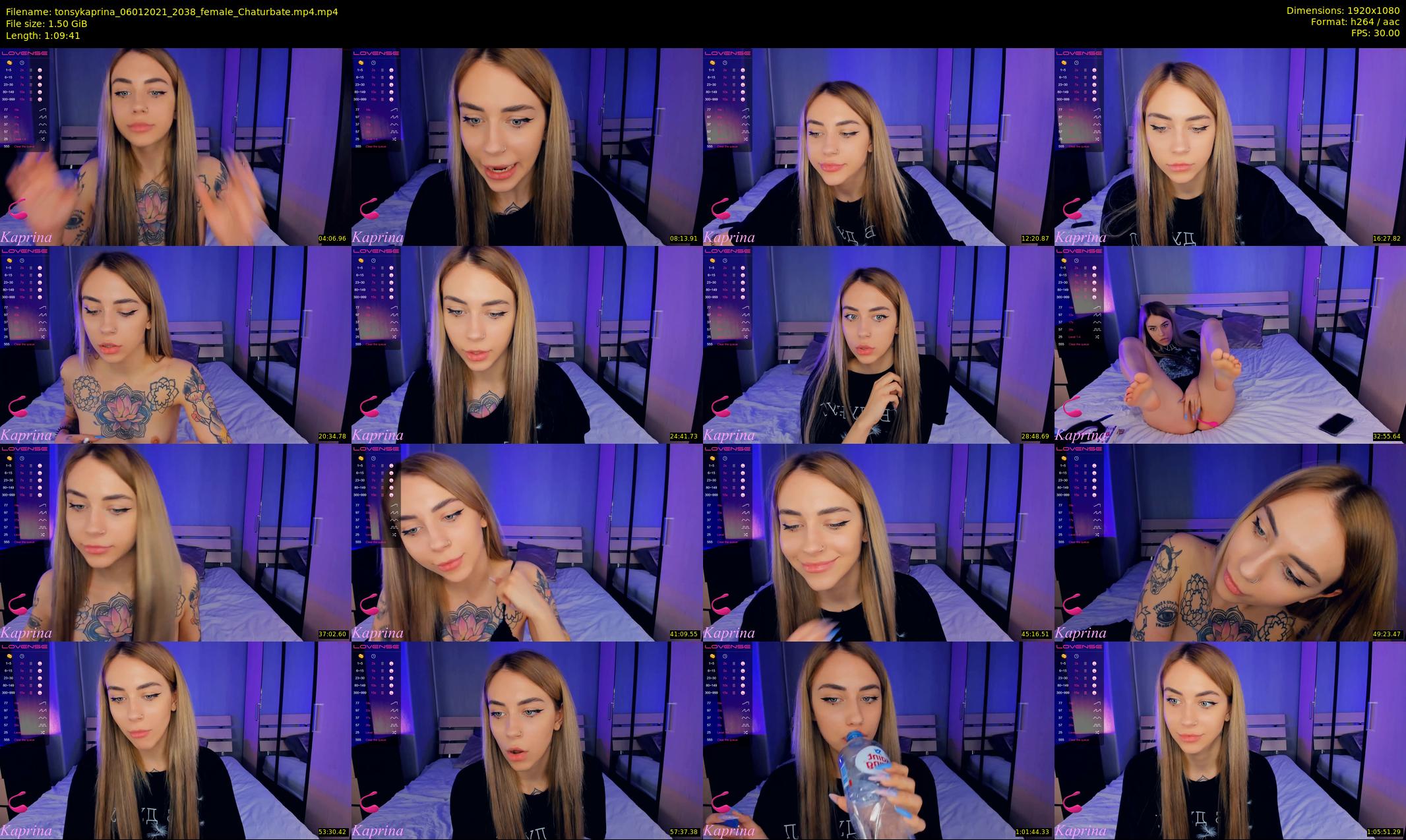 tonsykaprina — 70 minute Chaturbate couple cam show recording, 1080p, Jan 6, 2021