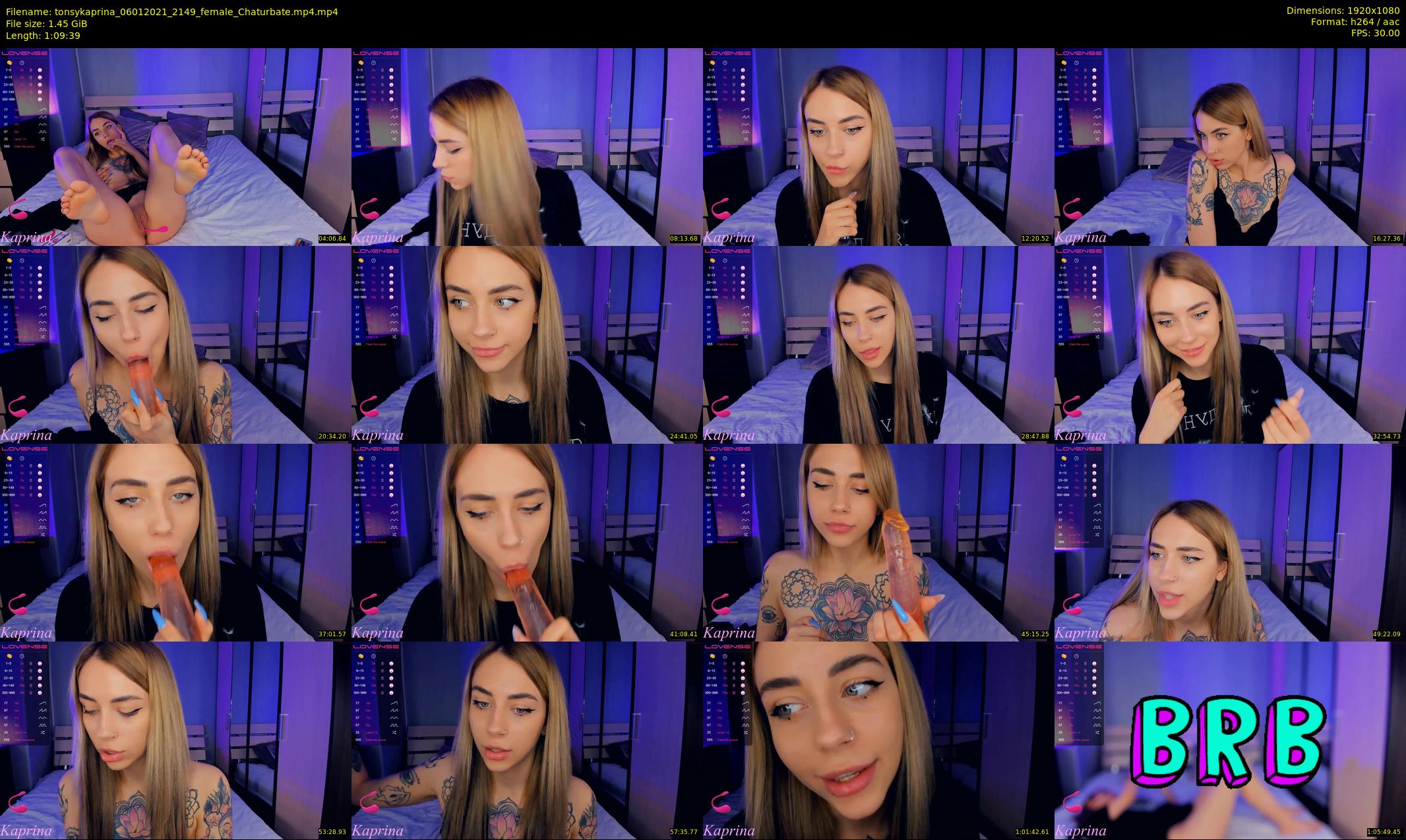 tonsykaprina — 70 minute Chaturbate couple cam show recording, 1080p, Jan 6, 2021