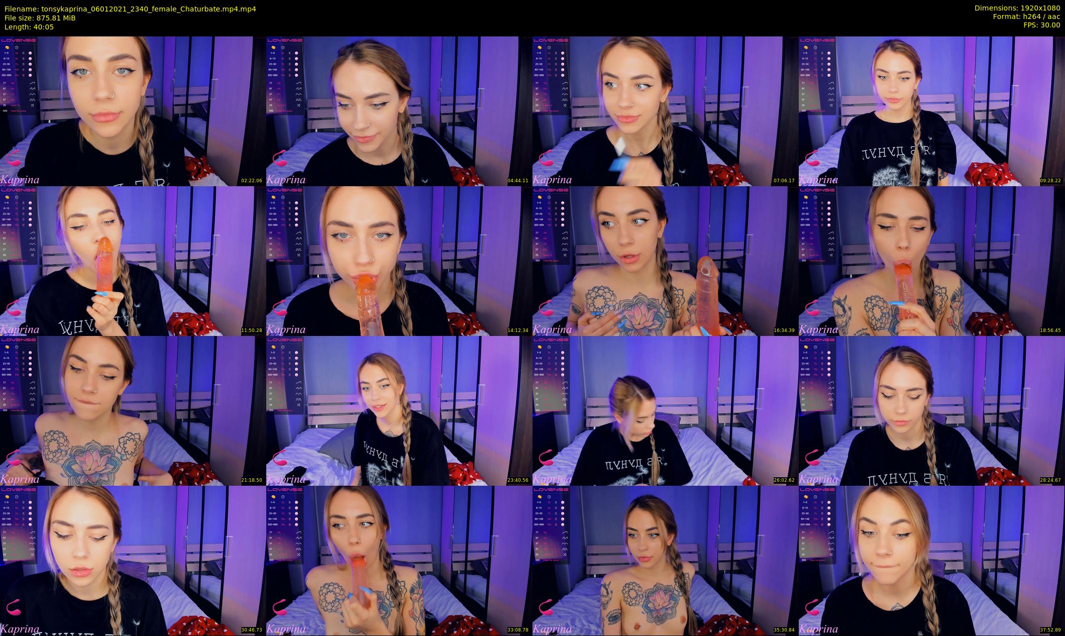 tonsykaprina — 41 minute Chaturbate couple cam show recording, 1080p, Jan 6, 2021