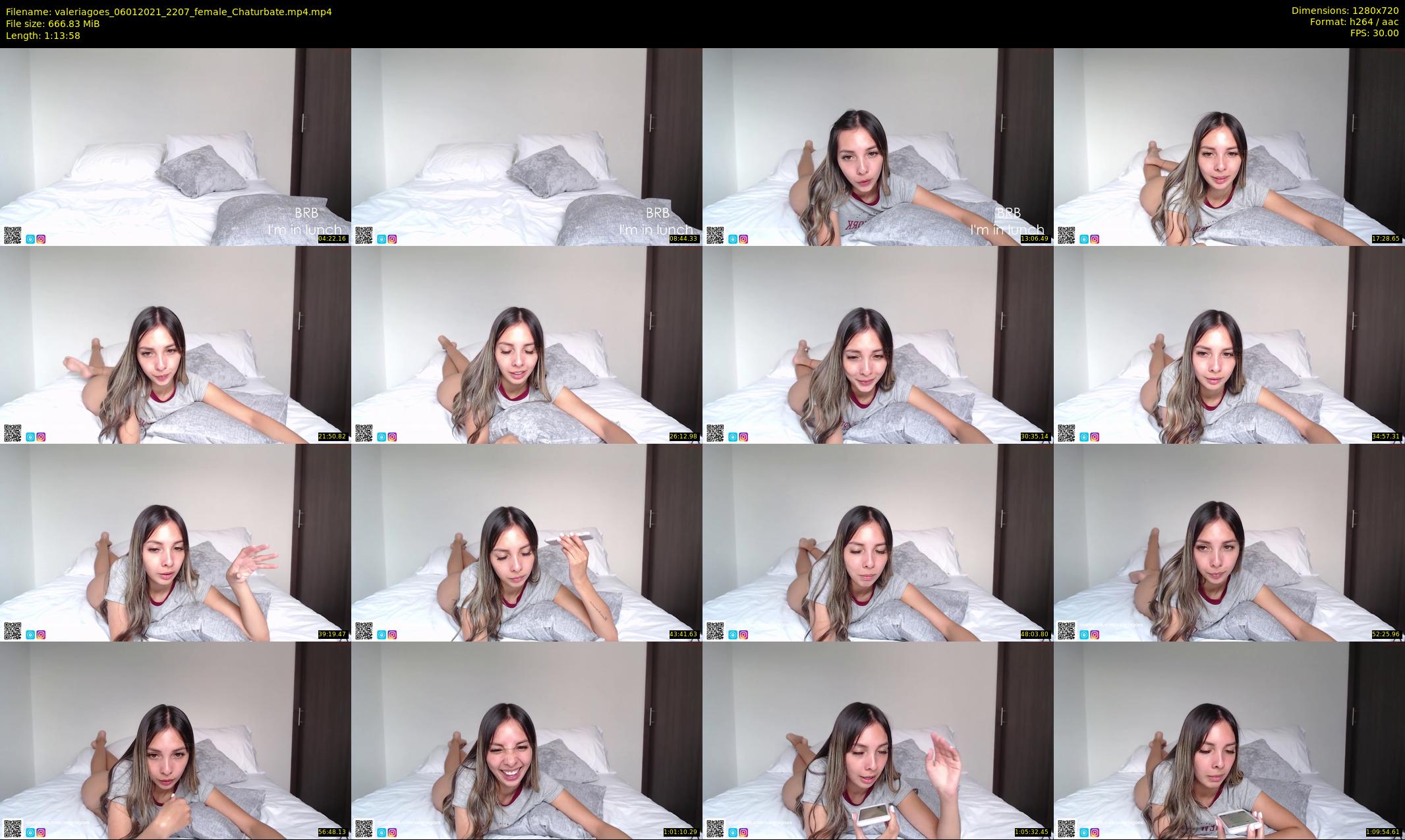 valeriagoes — 74 minute Chaturbate female cam show recording, 720p, Jan 6, 2021