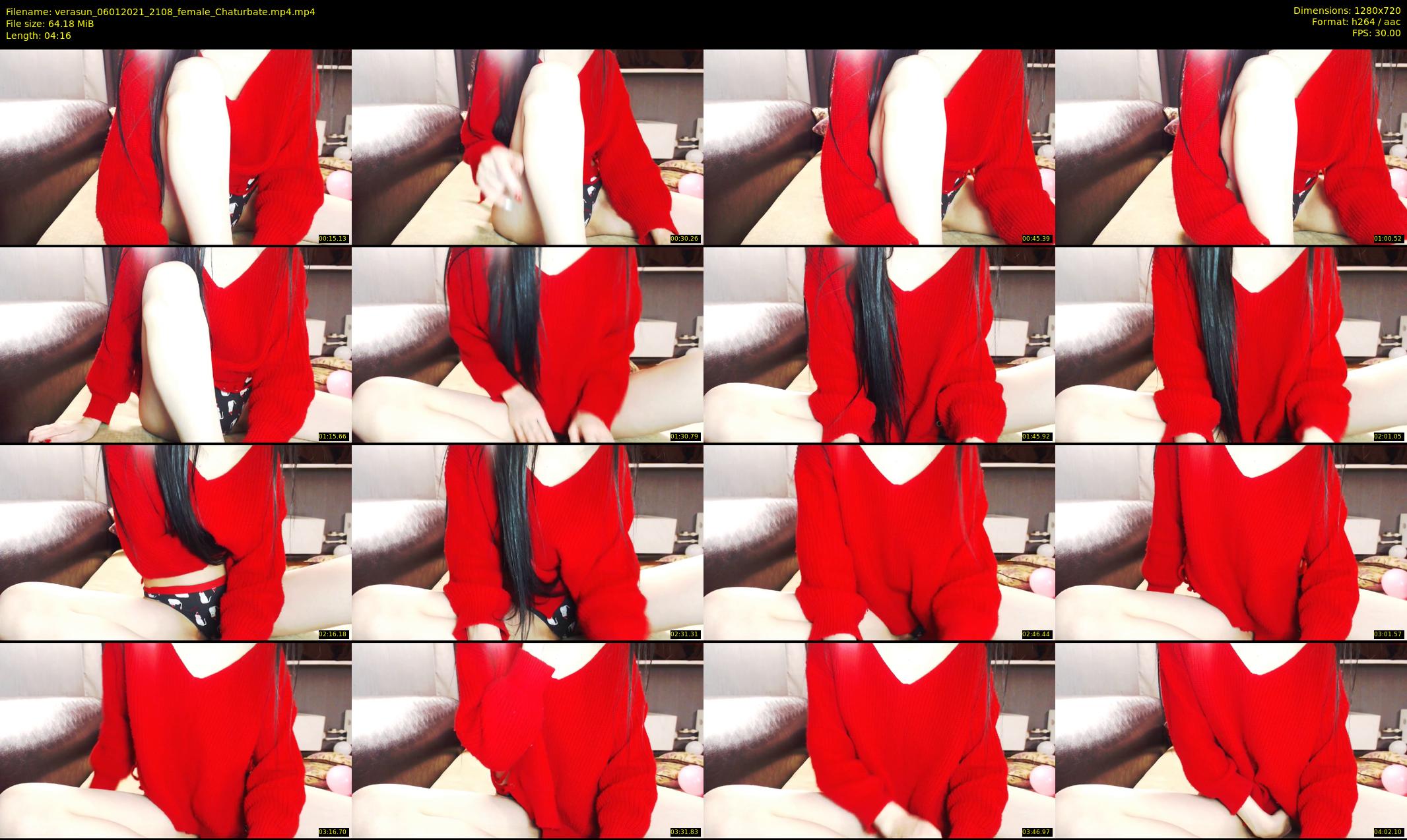 verasun — 5 minute Chaturbate female cam show recording, 720p, Jan 6, 2021