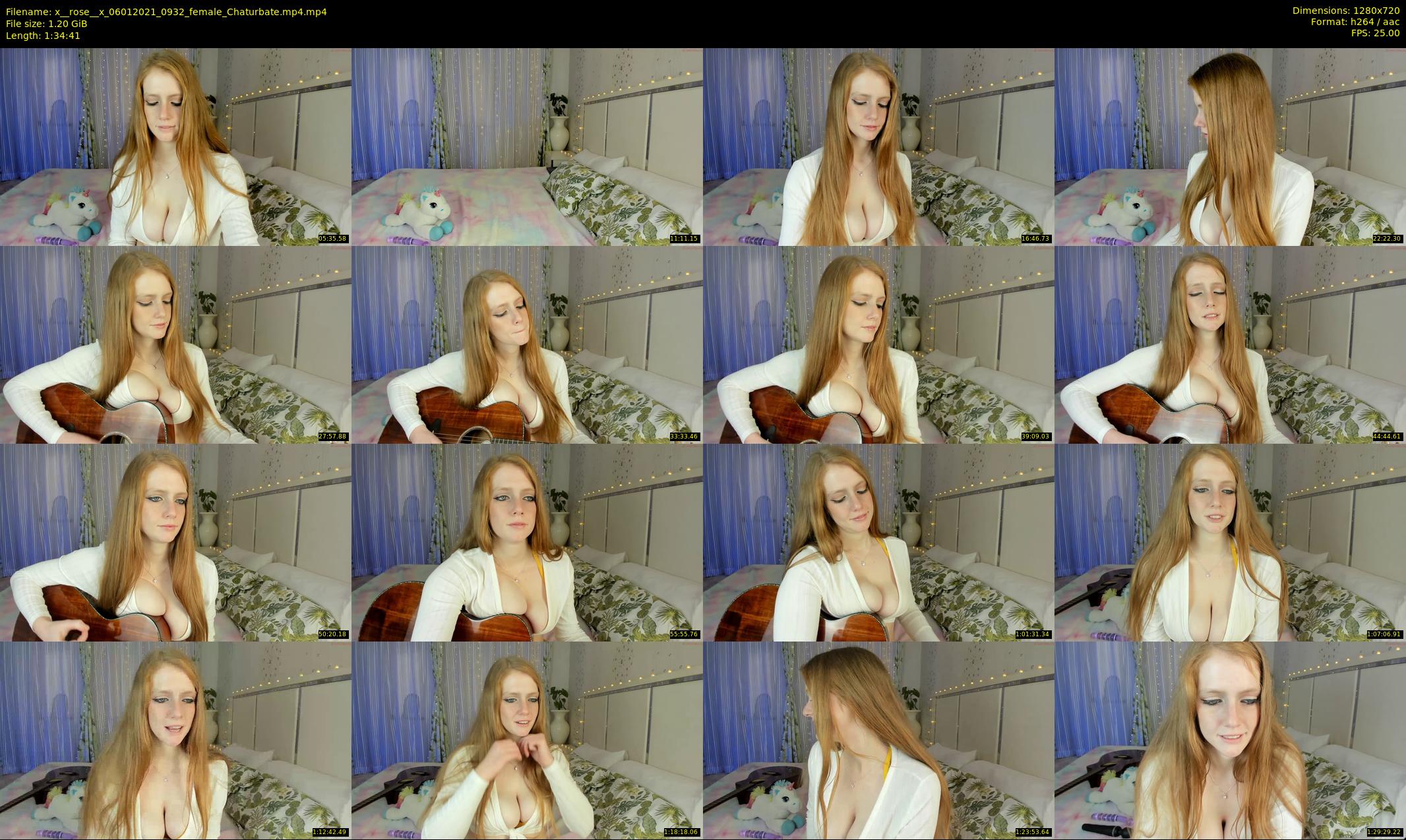 x__rose__x — 95 minute Chaturbate female cam show recording, 720p, Jan 6, 2021