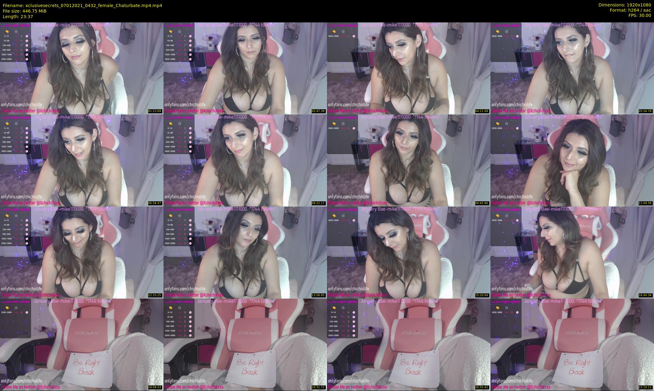 xclusivesecrets — 24 minute Chaturbate female cam show recording, 1080p, Jan 7, 2021