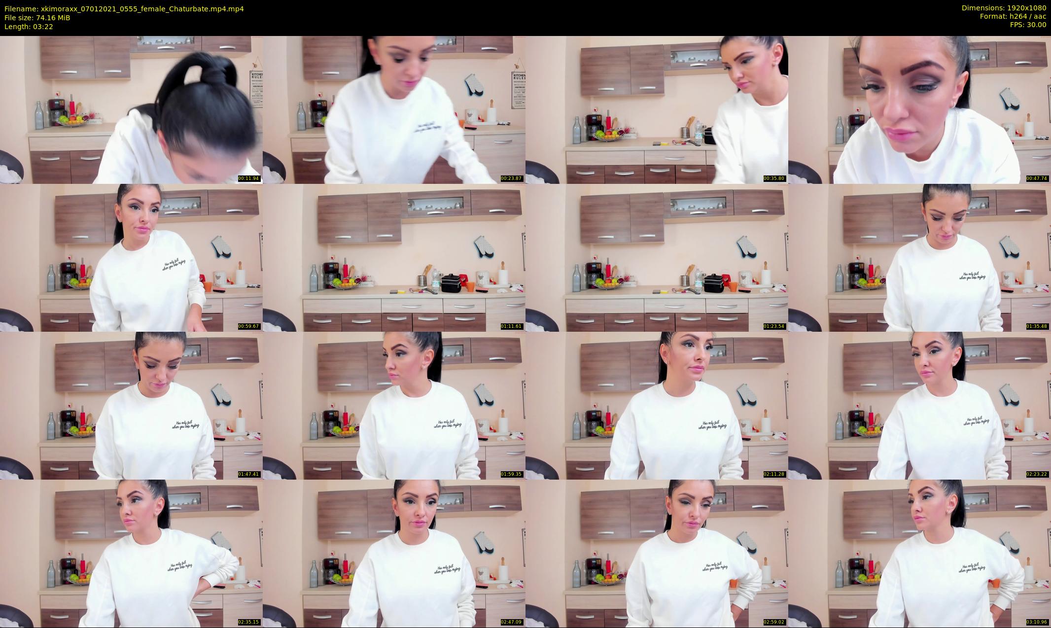 xkimoraxx — 4 minute Chaturbate female cam show recording, 1080p, Jan 7, 2021
