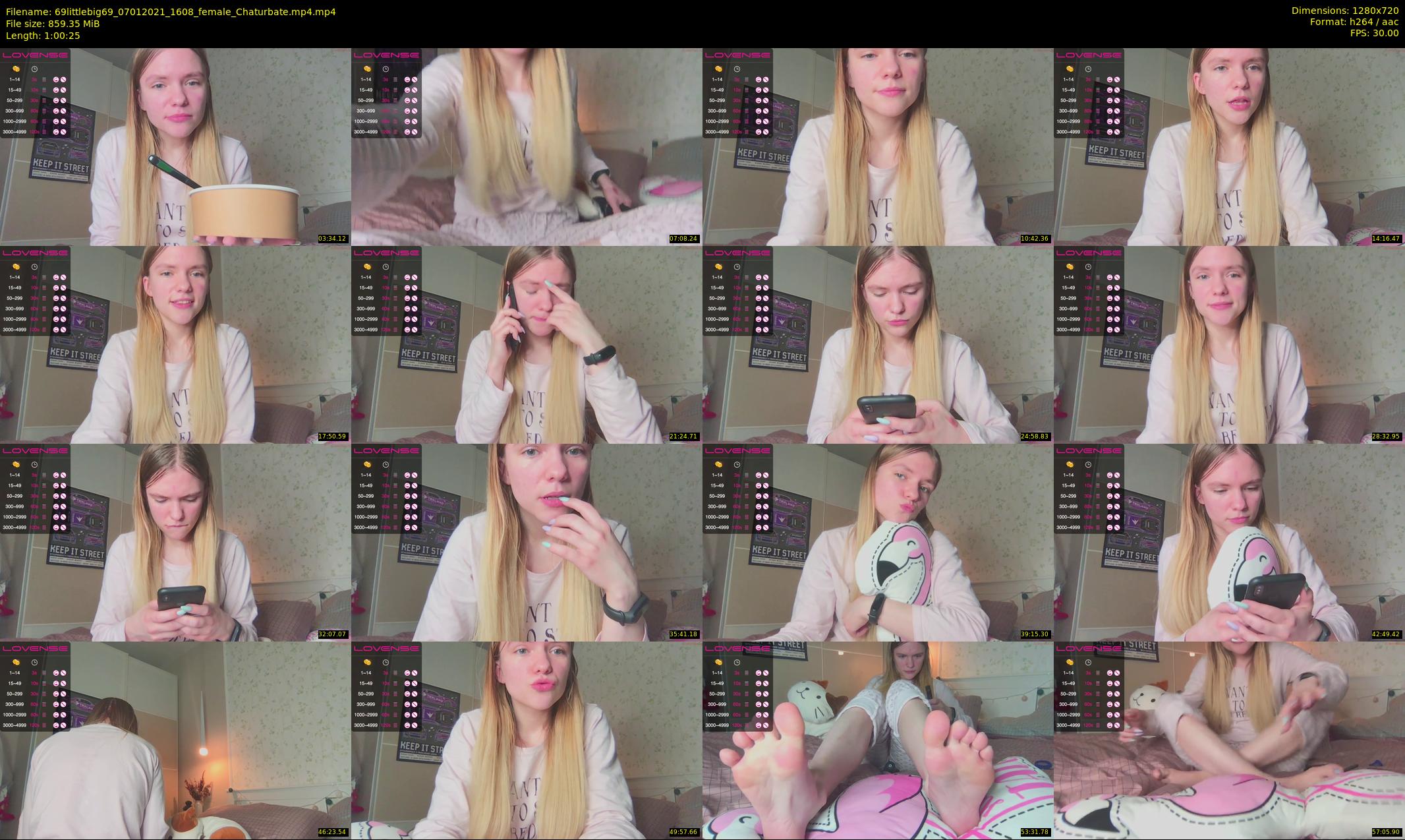 69littlebig69 — 61 minute Chaturbate couple cam show recording, 720p, Jan 7, 2021