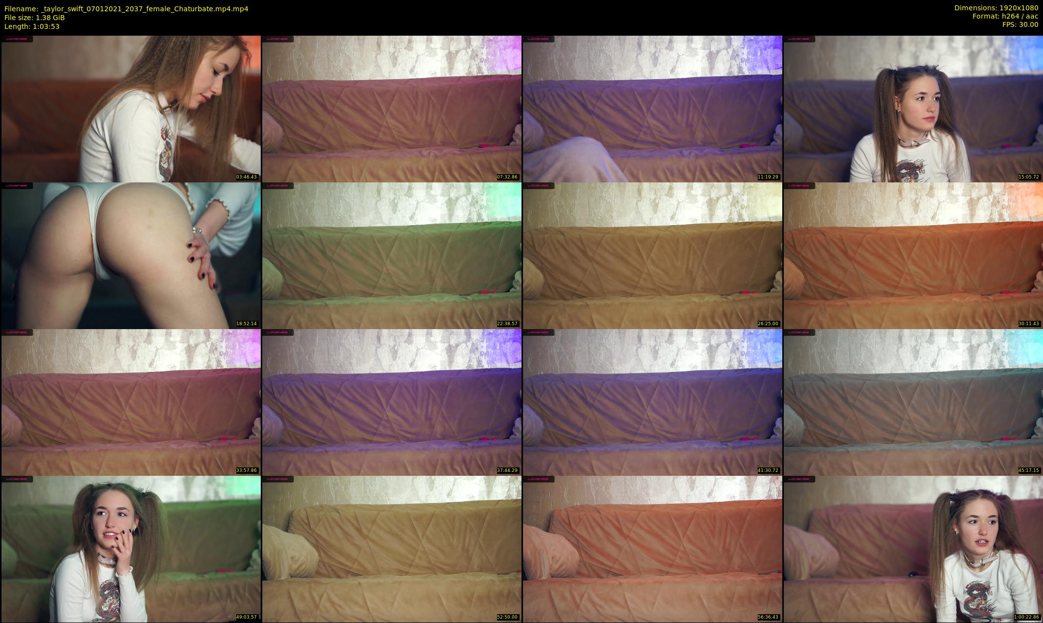 _taylor_swift — 64 minute Chaturbate female cam show recording, 1080p, Jan 7, 2021