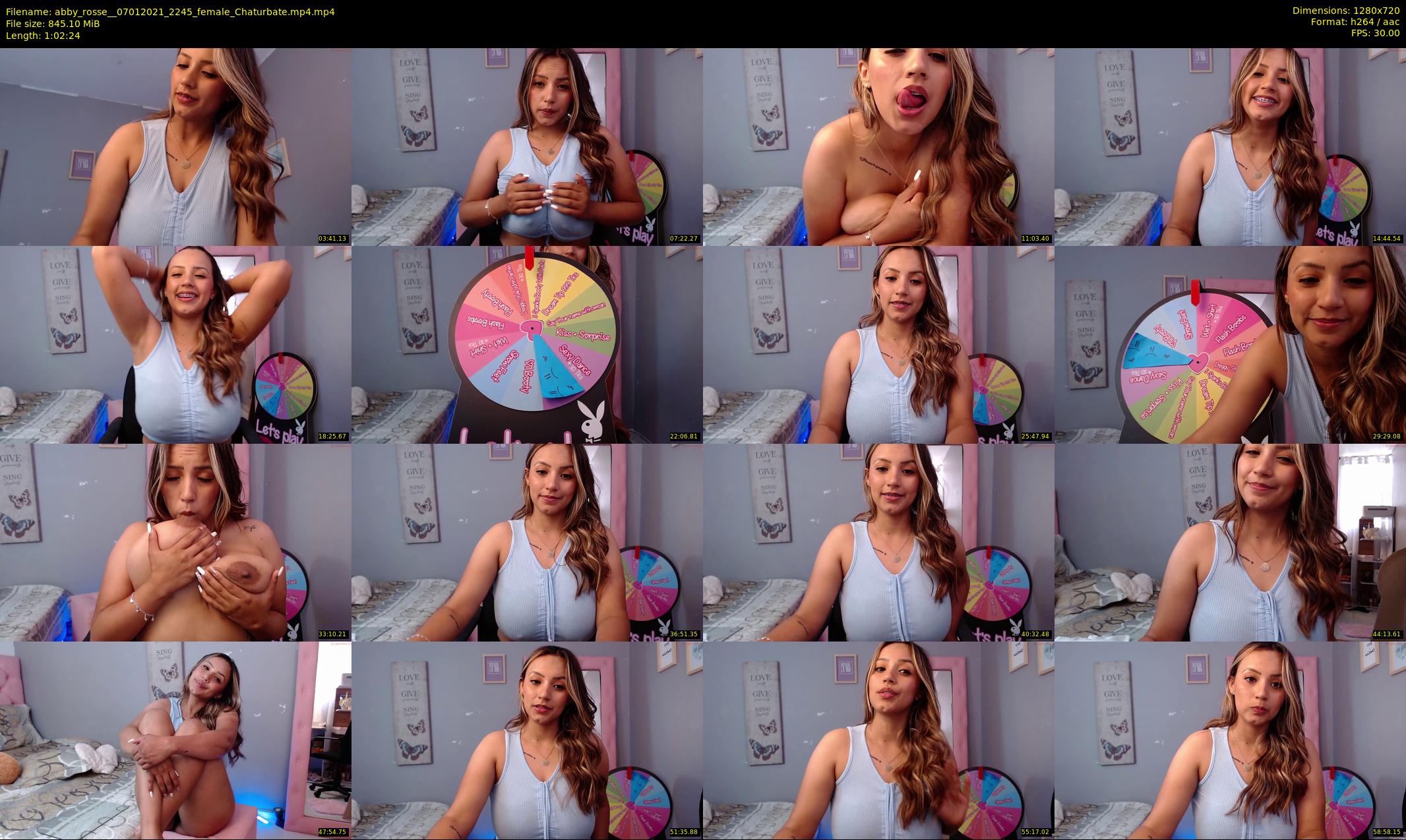 abby_rosse_ — 63 minute Chaturbate female cam show recording, 720p, Jan 7, 2021