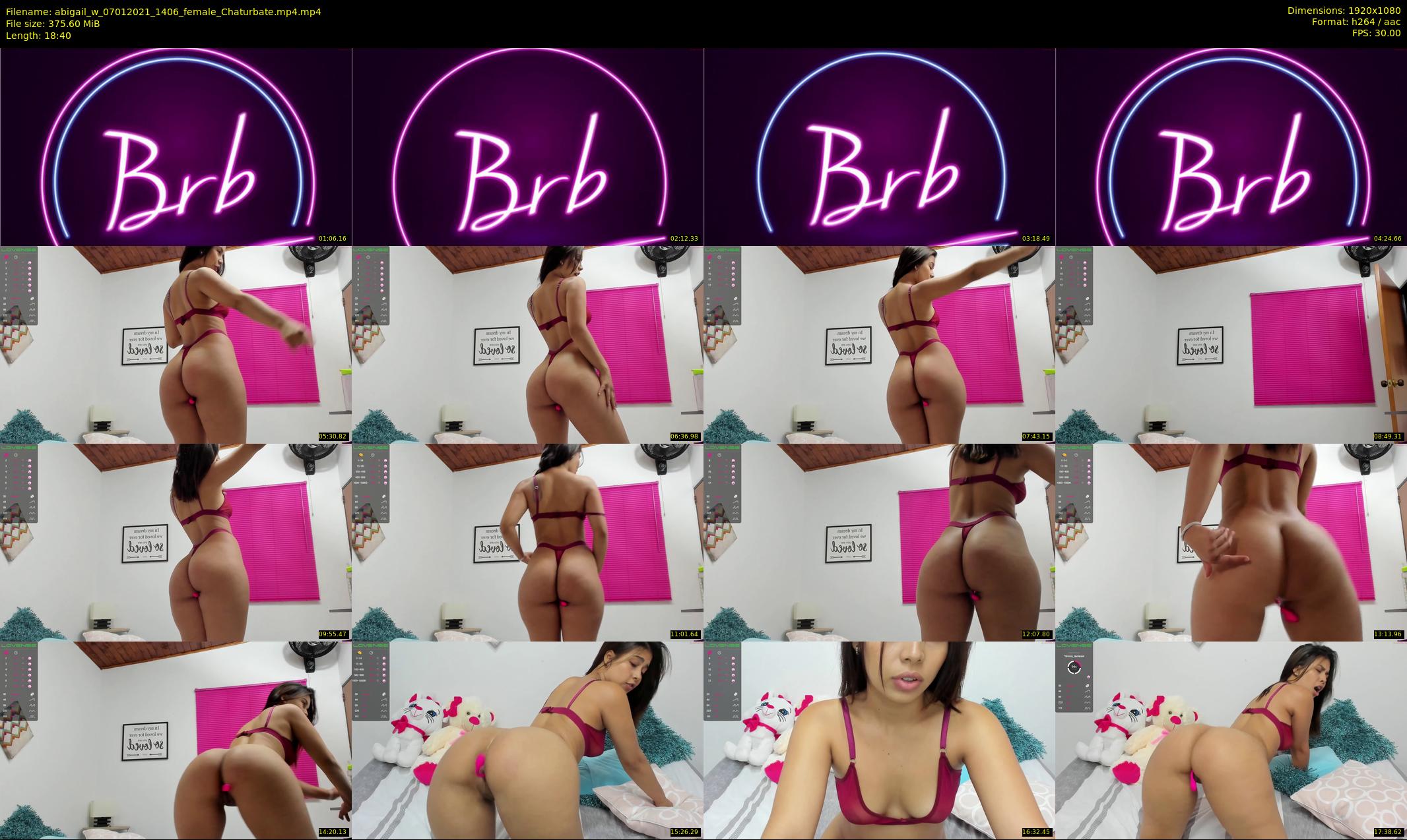 abigail_w — 19 minute Chaturbate female cam show recording, 1080p, Jan 7, 2021