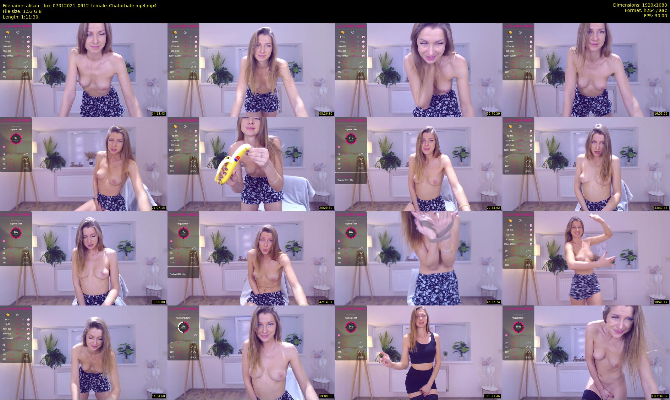 alisaa__fox — 72 minute Chaturbate female cam show recording, 1080p, Jan 7, 2021