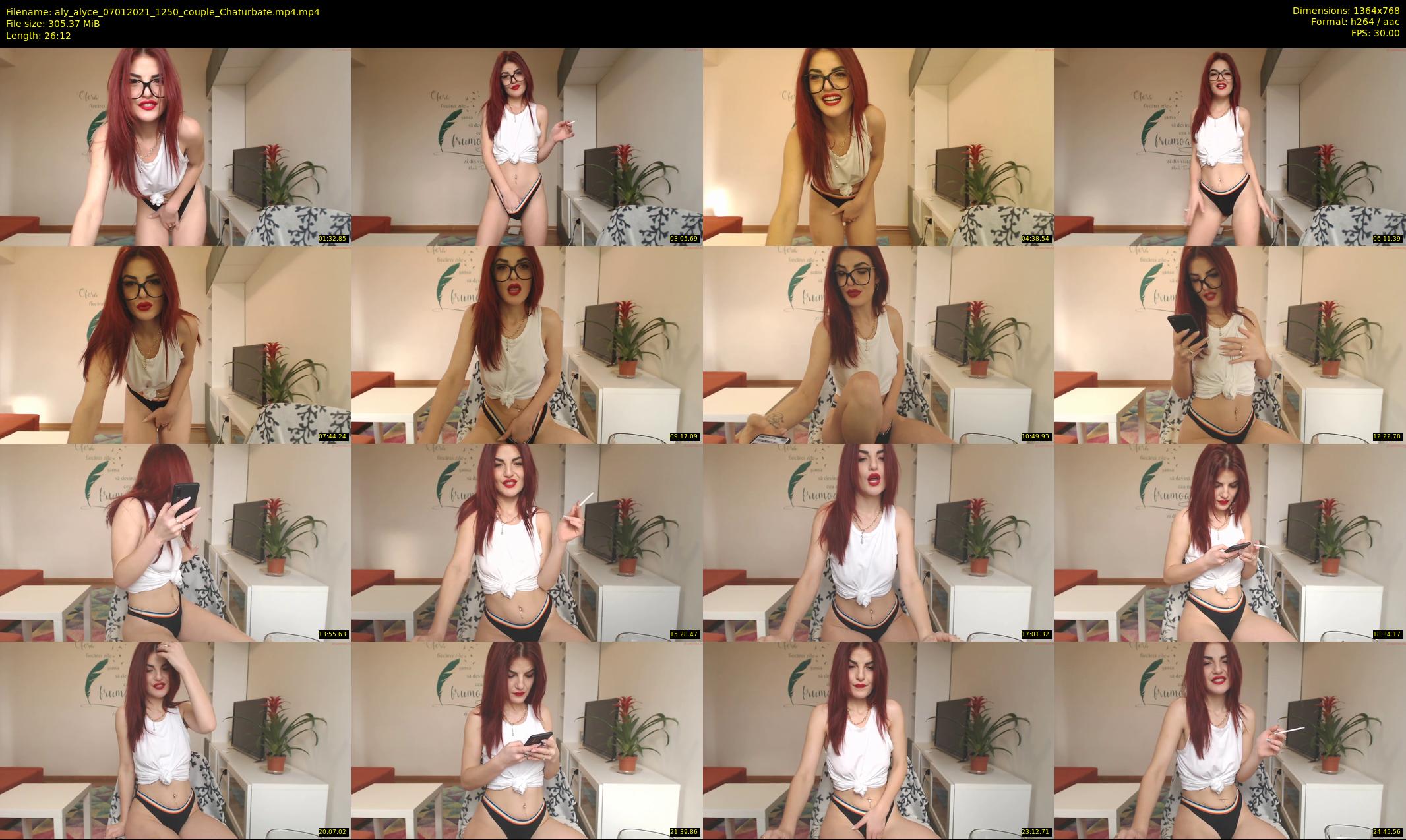 aly_alyce — 27 minute Chaturbate female cam show recording, 720p, Jan 7, 2021