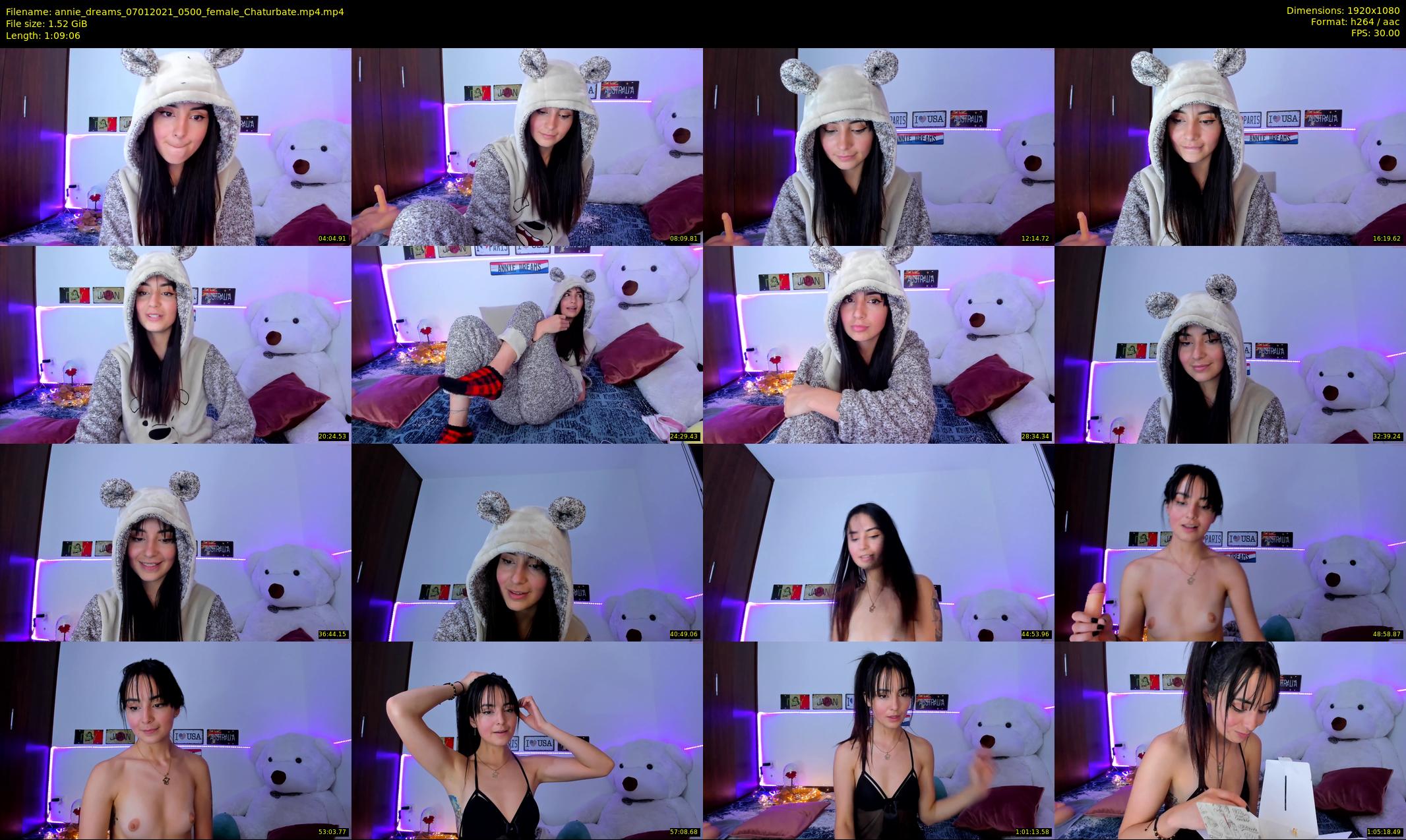 annie_dreams — 70 minute Chaturbate female cam show recording, 1080p, Jan 7, 2021