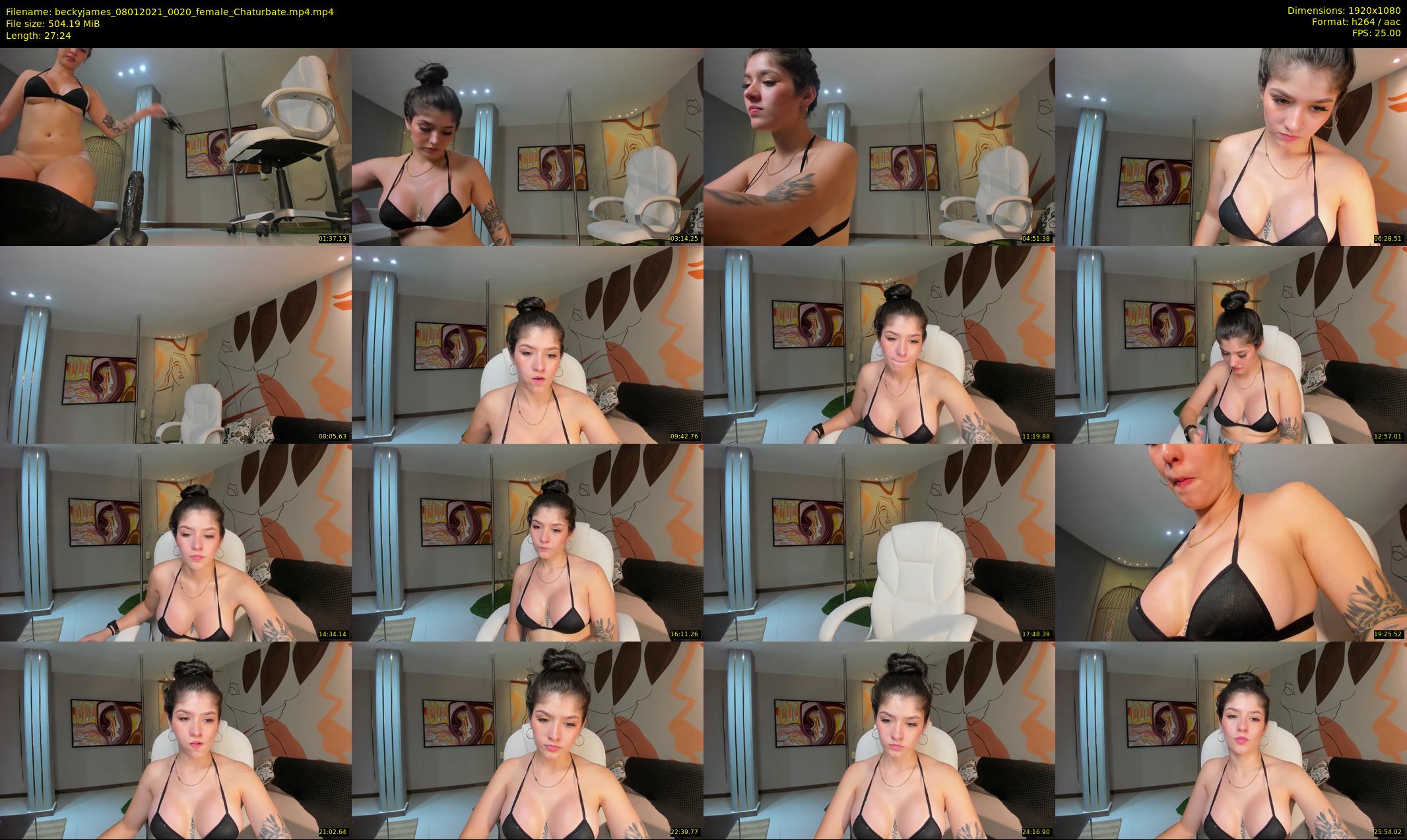 beckyjames — 28 minute Chaturbate female cam show recording, 1080p, Jan 8, 2021