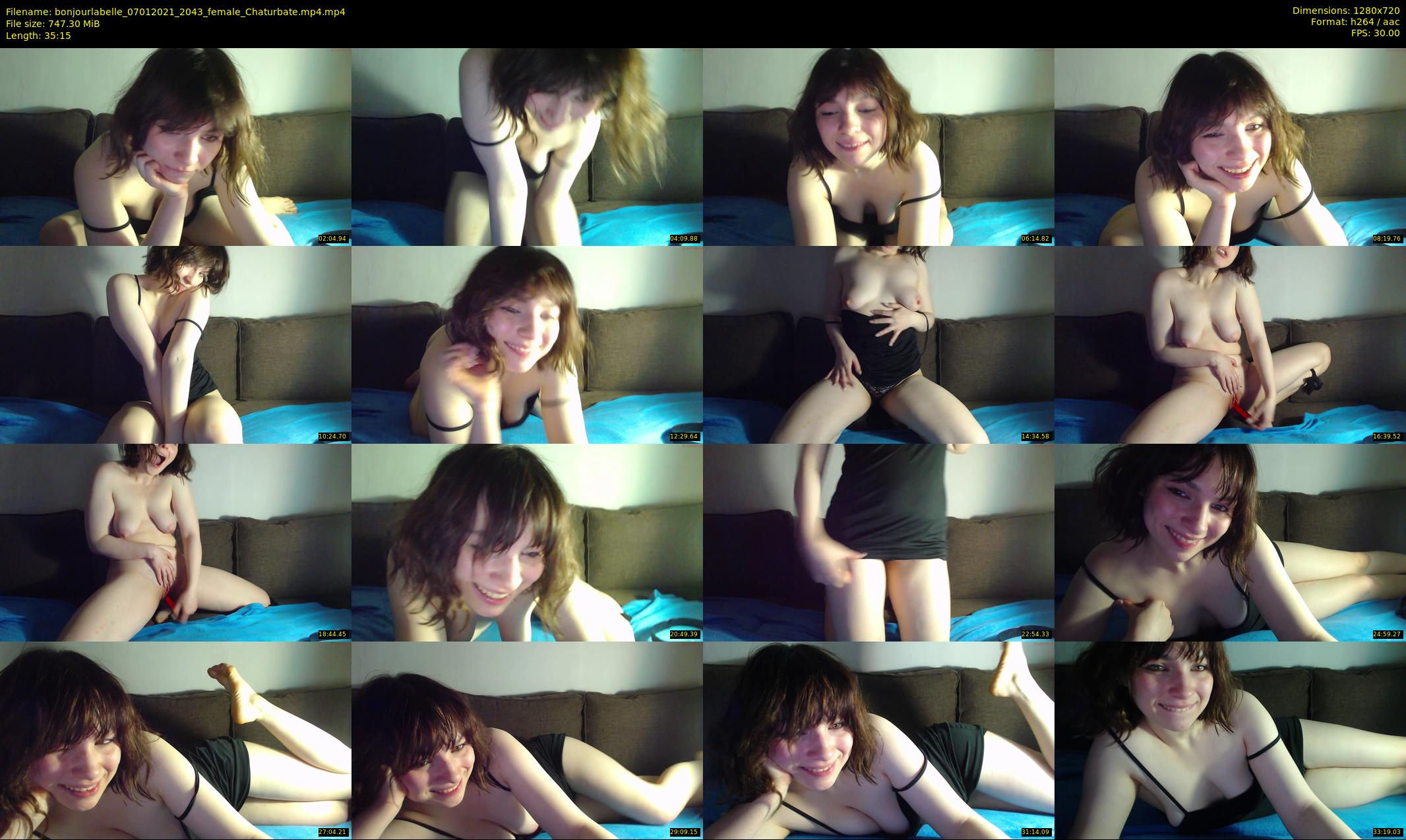 bonjourlabelle — 36 minute Chaturbate female cam show recording, 720p, Jan 7, 2021