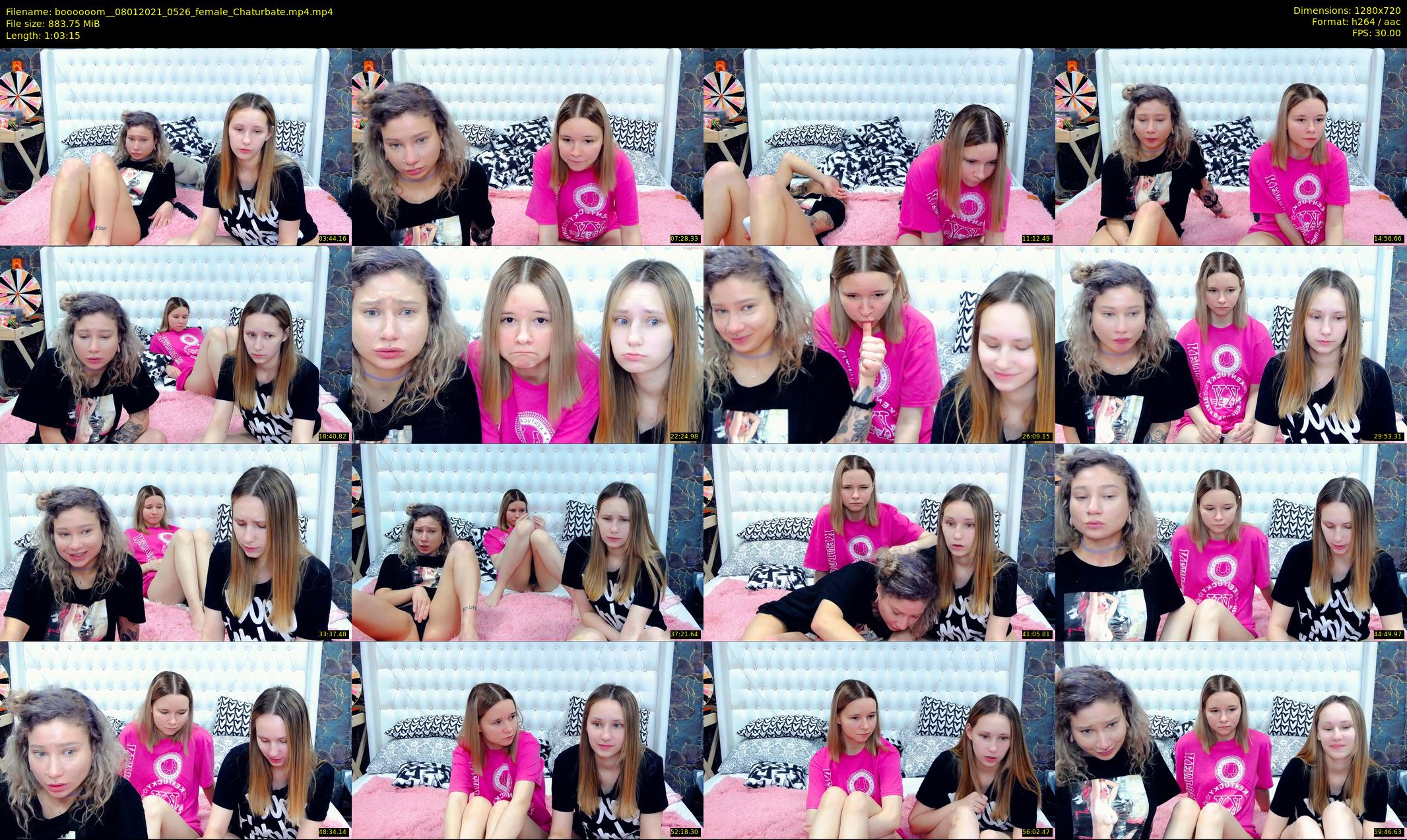 boooooom_ — 64 minute Chaturbate female cam show recording, 720p, Jan 8, 2021