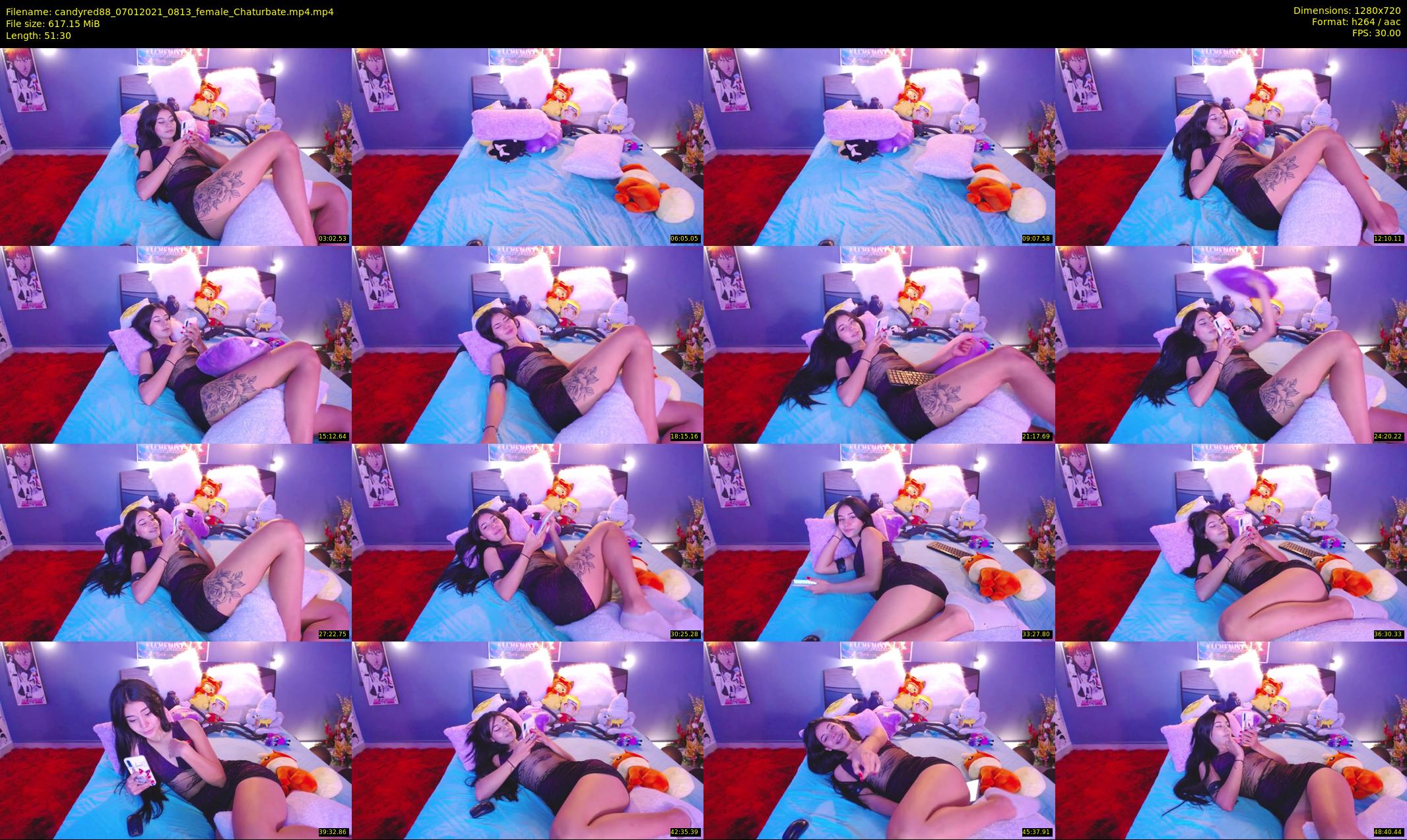 candyred88 — 52 minute Chaturbate female cam show recording, 720p, Jan 7, 2021
