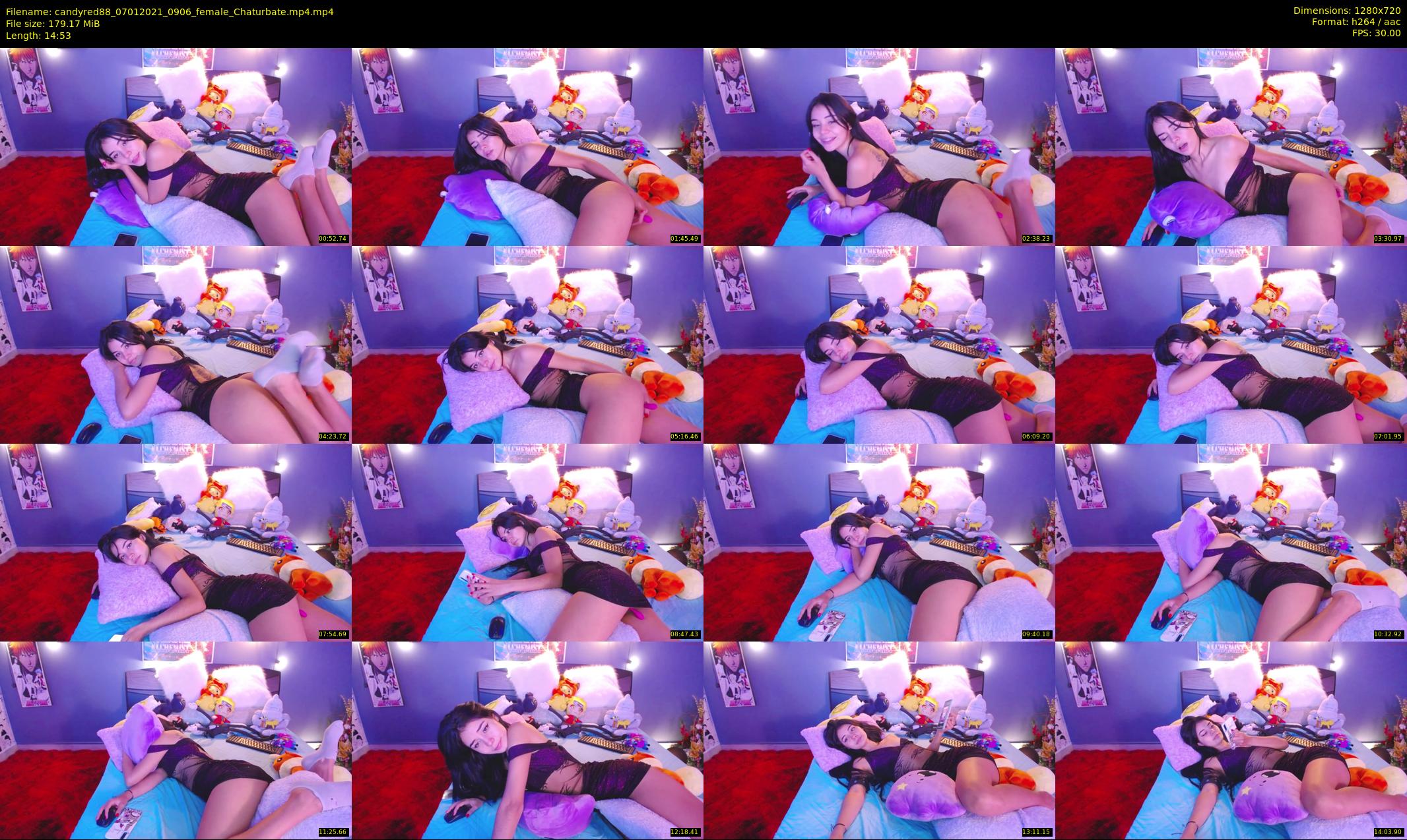 candyred88 — 15 minute Chaturbate female cam show recording, 720p, Jan 7, 2021