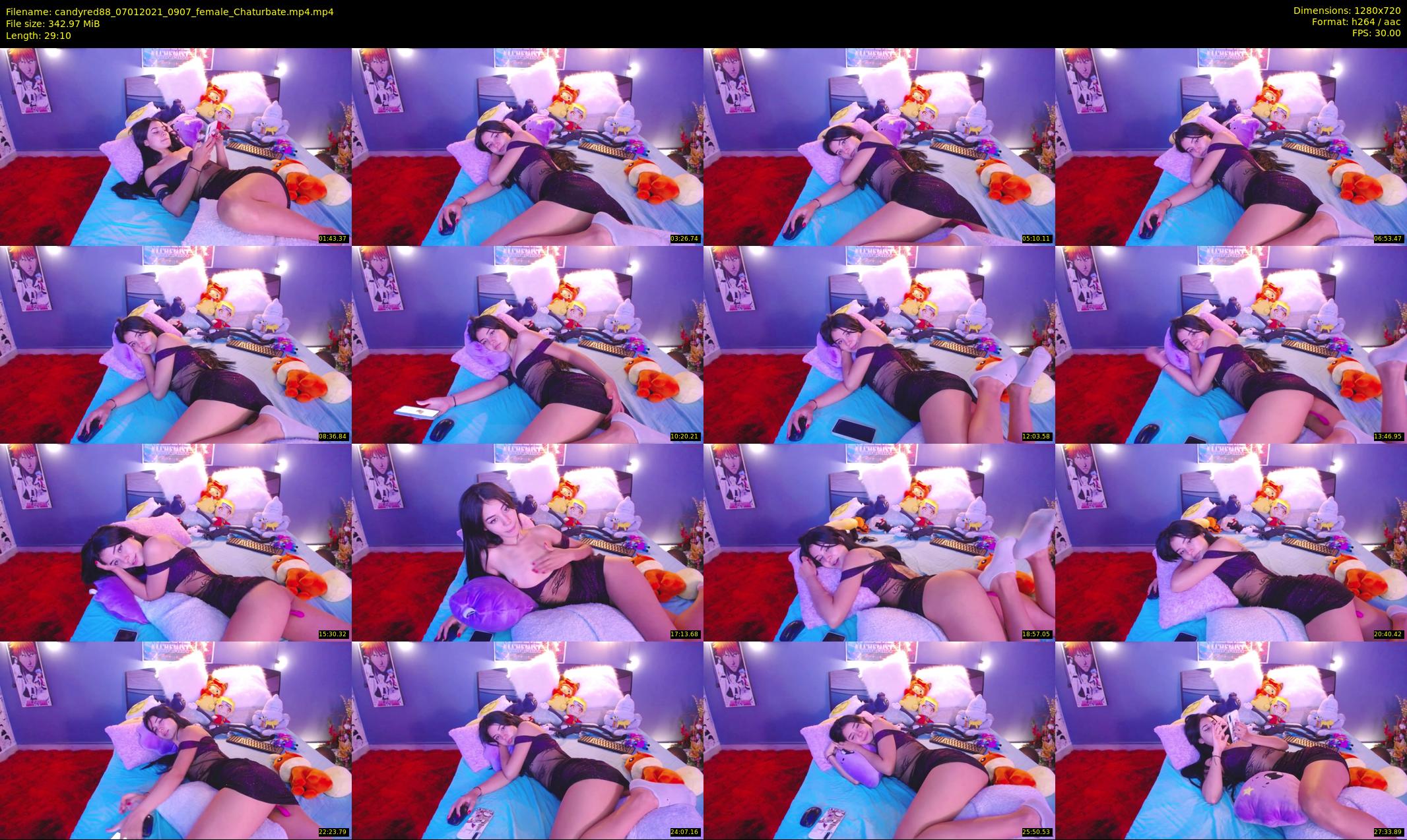 candyred88 — 30 minute Chaturbate female cam show recording, 720p, Jan 7, 2021