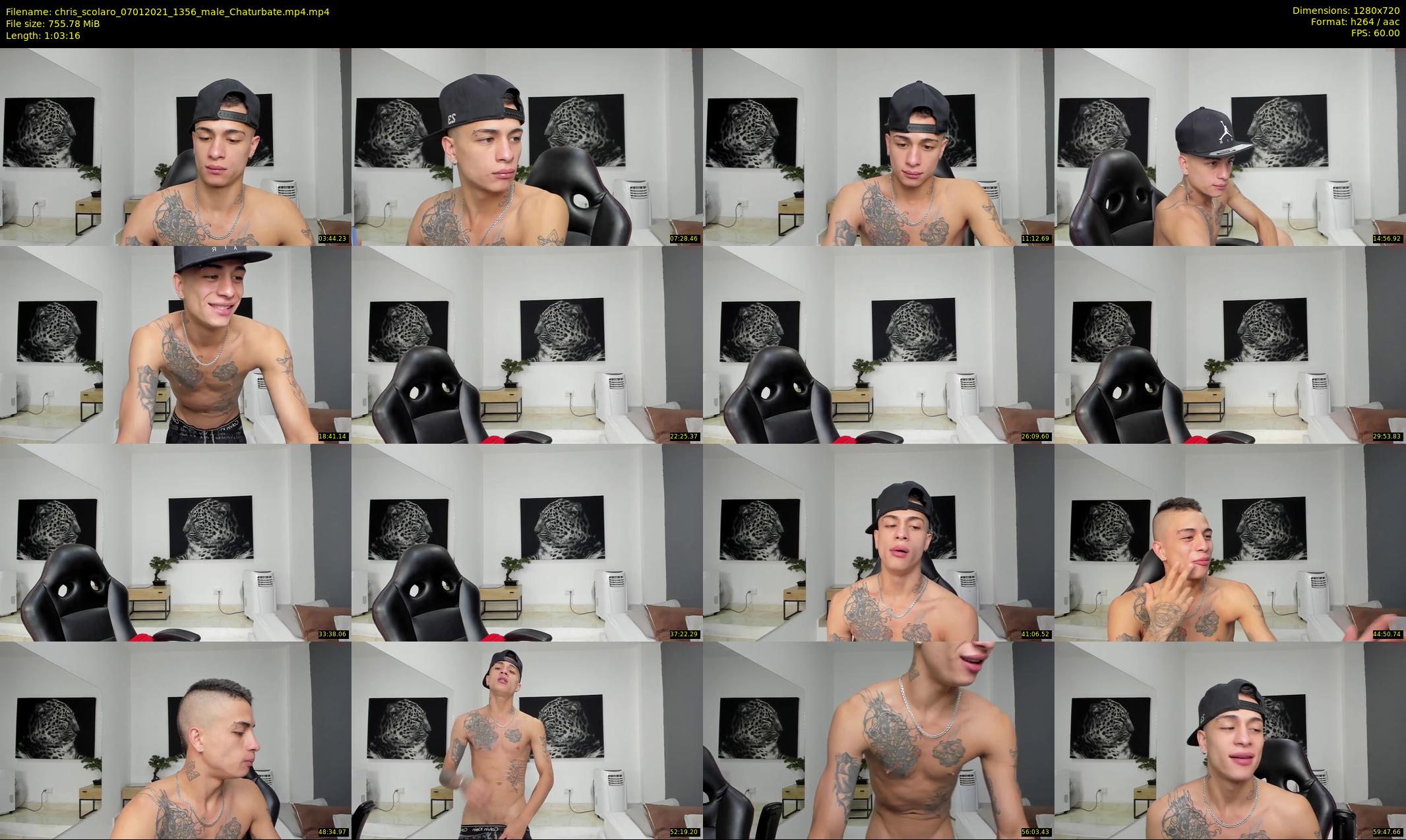 chris_scolaro — 64 minute Chaturbate male cam show recording, 720p, Jan 7, 2021