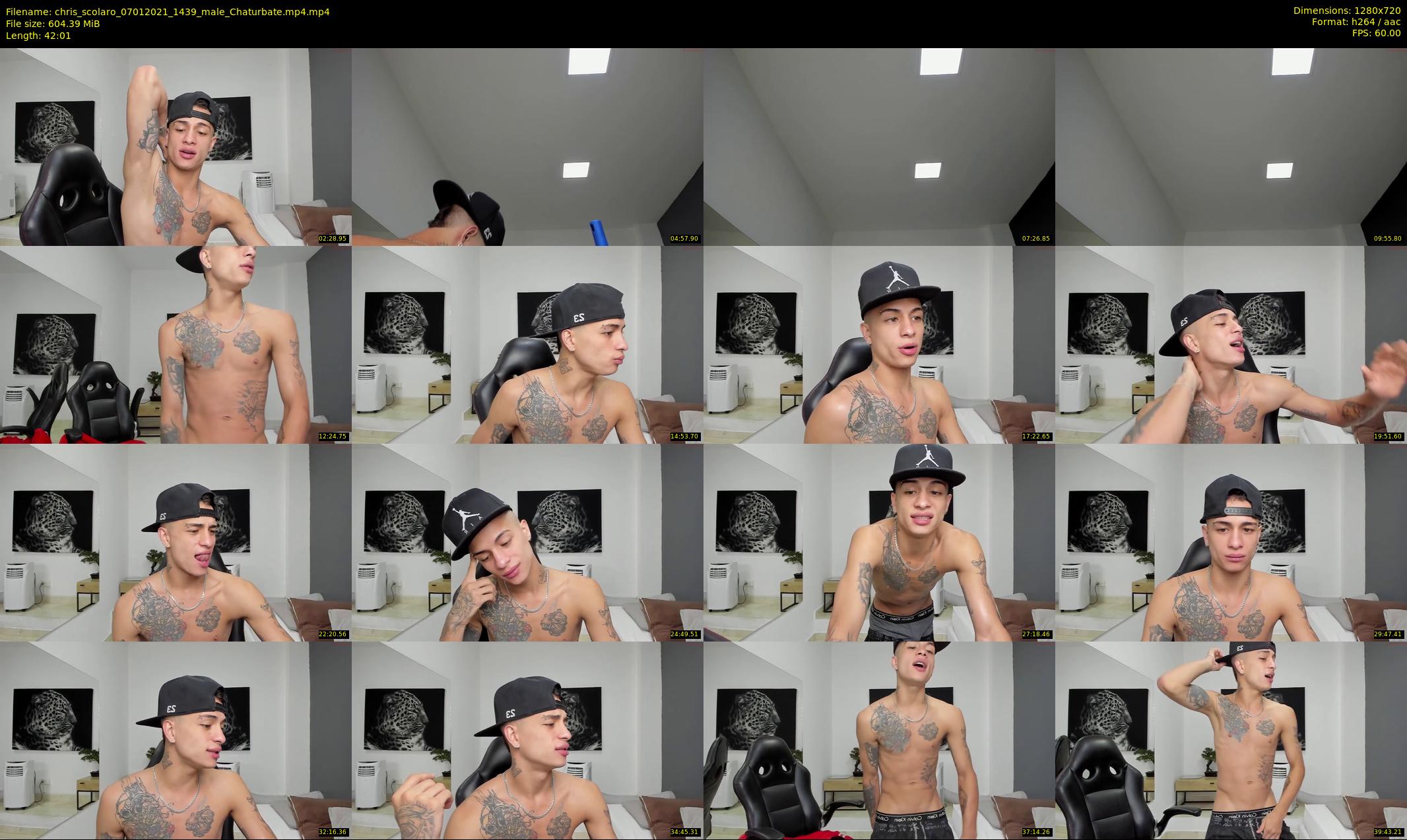 chris_scolaro — 43 minute Chaturbate male cam show recording, 720p, Jan 7, 2021