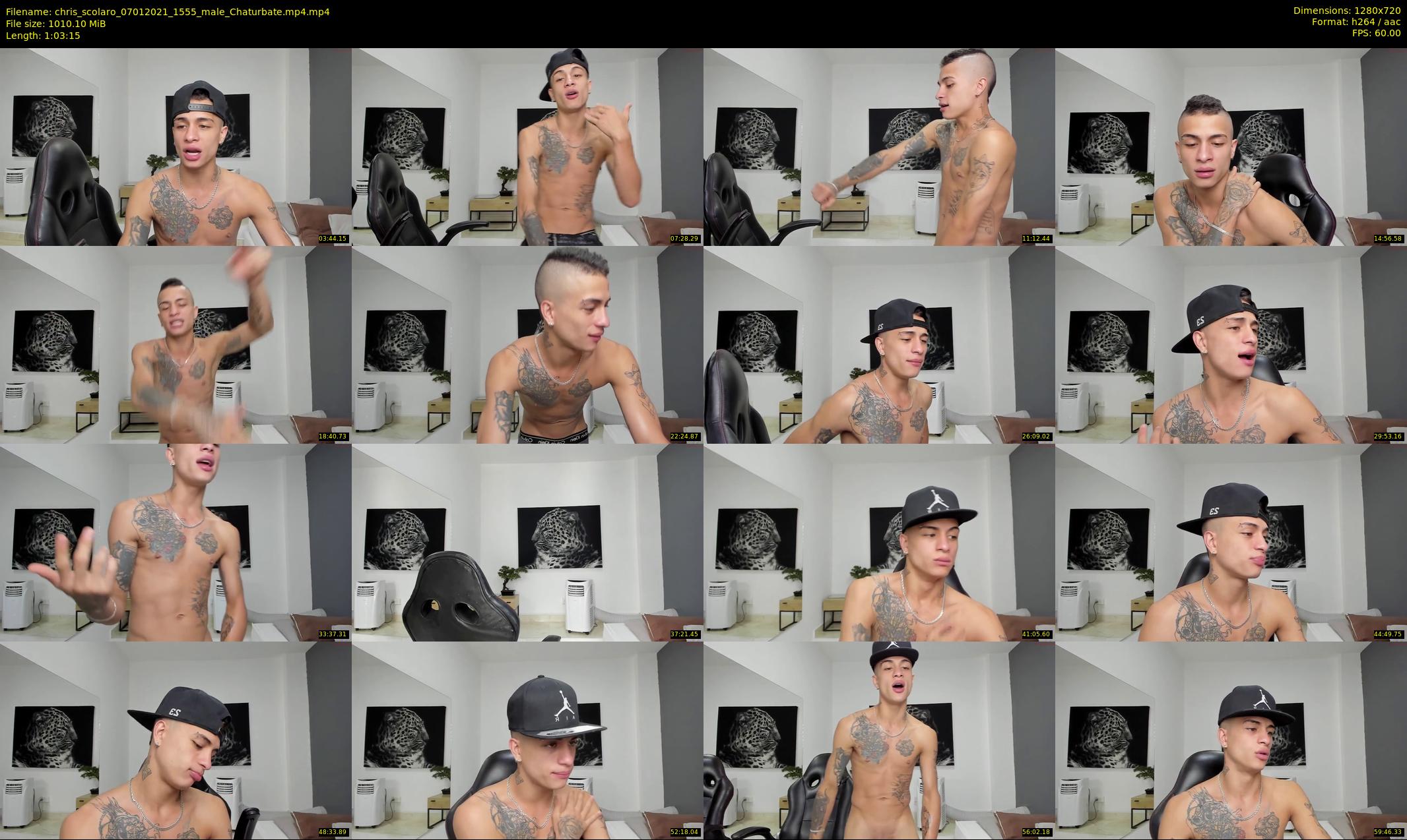 chris_scolaro — 64 minute Chaturbate male cam show recording, 720p, Jan 7, 2021