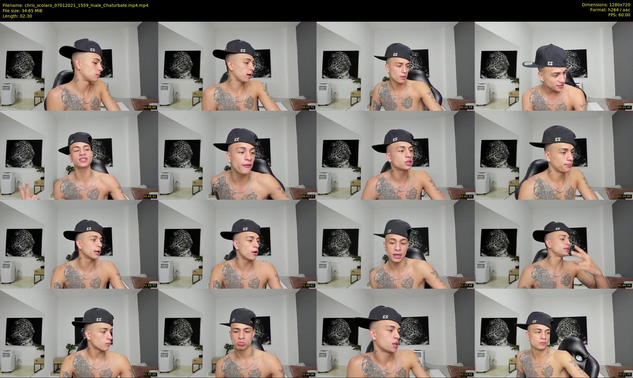 chris_scolaro — 3 minute Chaturbate male cam show recording, 720p, Jan 7, 2021