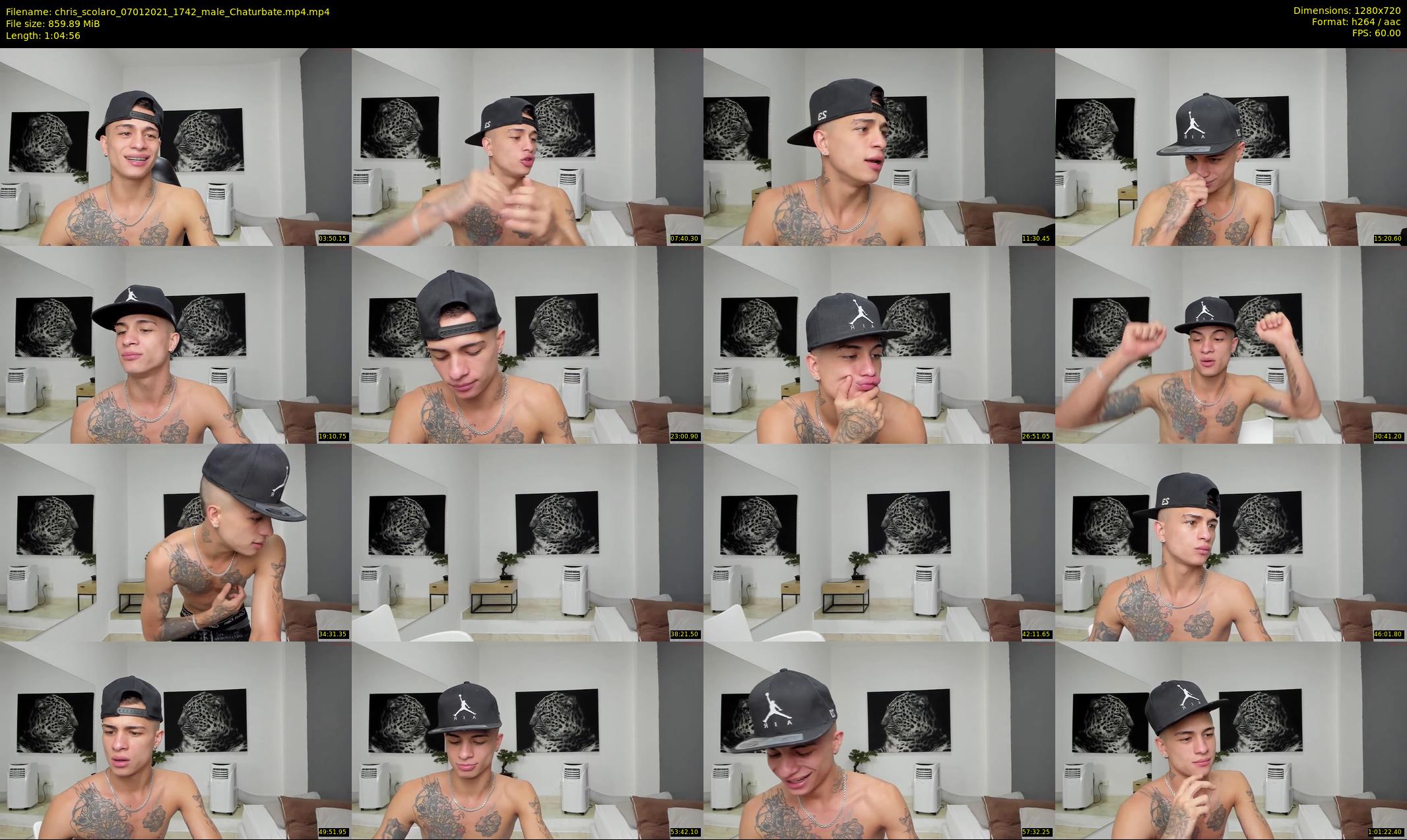 chris_scolaro — 65 minute Chaturbate male cam show recording, 720p, Jan 7, 2021