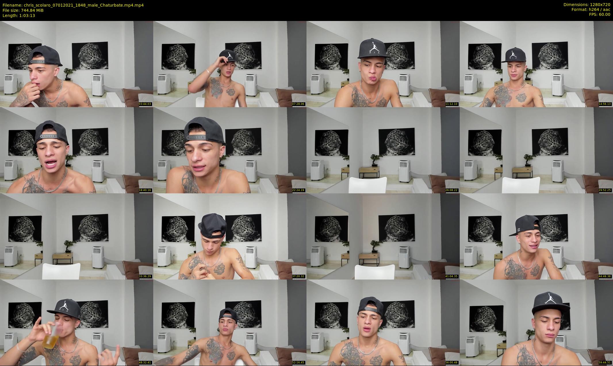 chris_scolaro — 64 minute Chaturbate male cam show recording, 720p, Jan 7, 2021