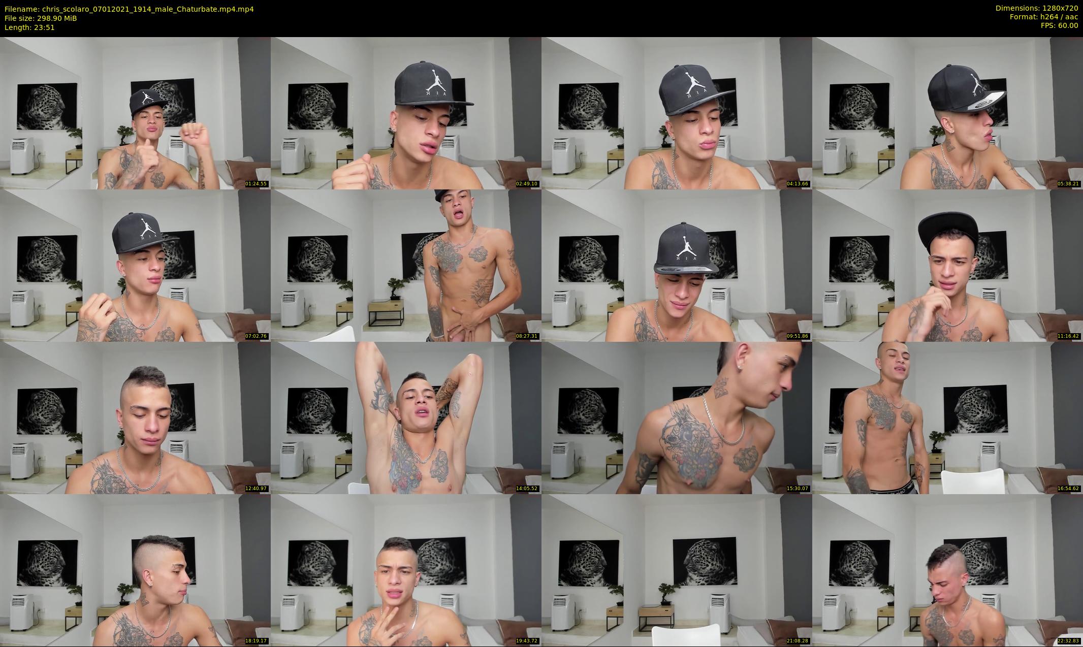 chris_scolaro — 24 minute Chaturbate male cam show recording, 720p, Jan 7, 2021
