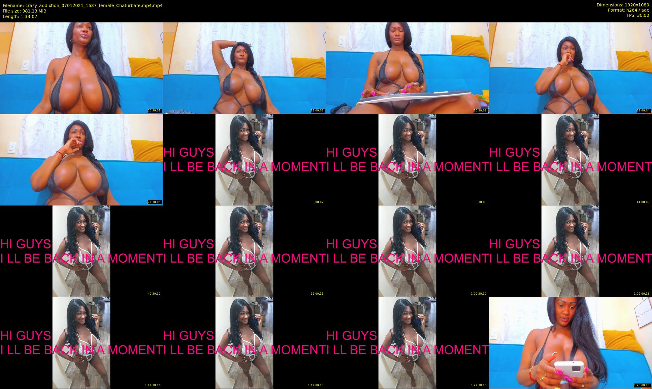 crazy_addixtion — 94 minute Chaturbate female cam show recording, 1080p, Jan 7, 2021
